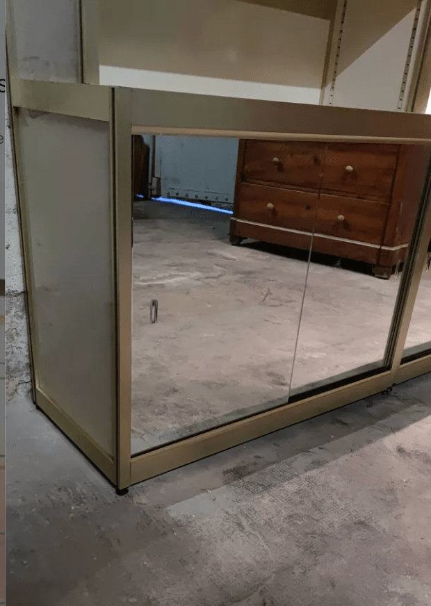 Bibliothèque Modulaire Vintage en Métal et Mélamine - Ethic Atelier