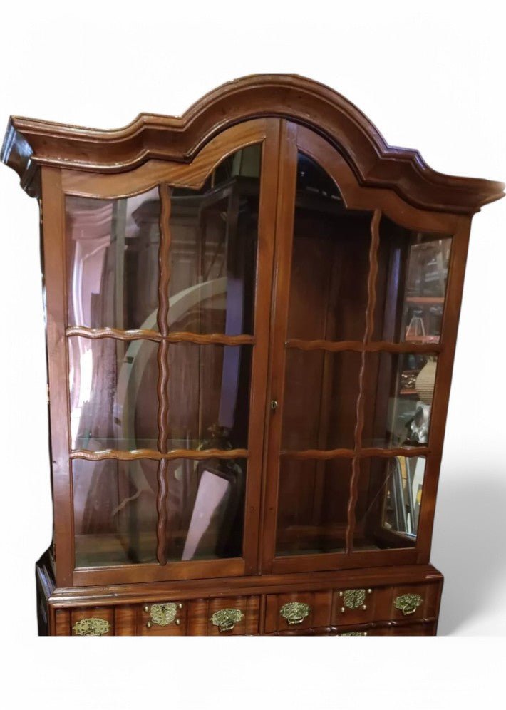 Bibliothèque - Vitrine - Argentier Ethnique en Teck Massif de Ceylan - Ethic Atelier