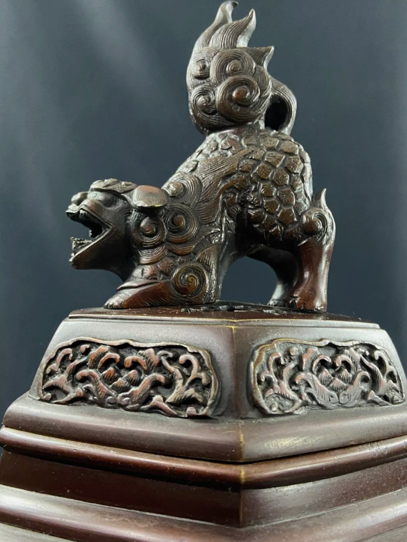 Brûle - parfum en bronze japonais Meiji - Ethic Atelier