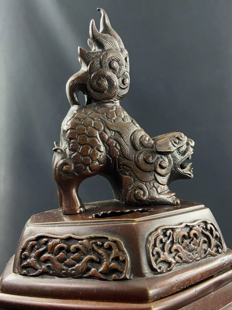 Brûle - parfum en bronze japonais Meiji - Ethic Atelier