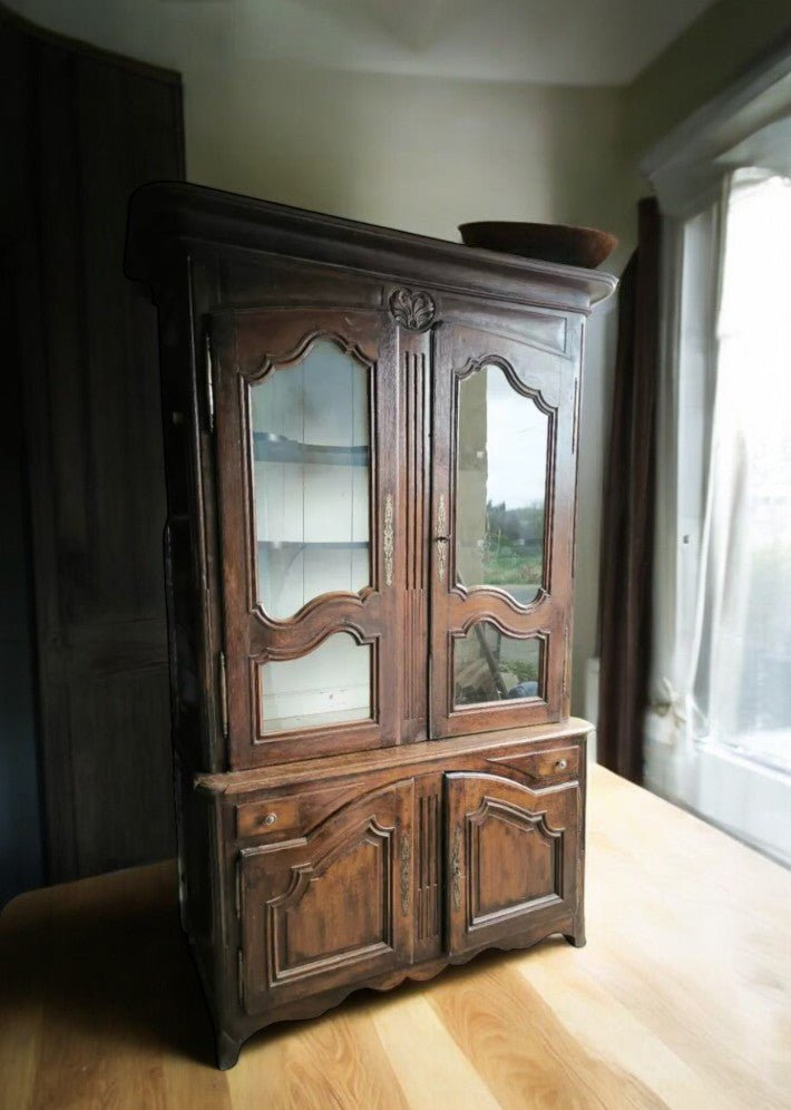 Buffet Deux Corps en Chêne Époque Régence - Ethic Atelier