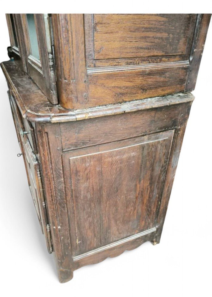 Buffet Deux Corps en Chêne Époque Régence - Ethic Atelier