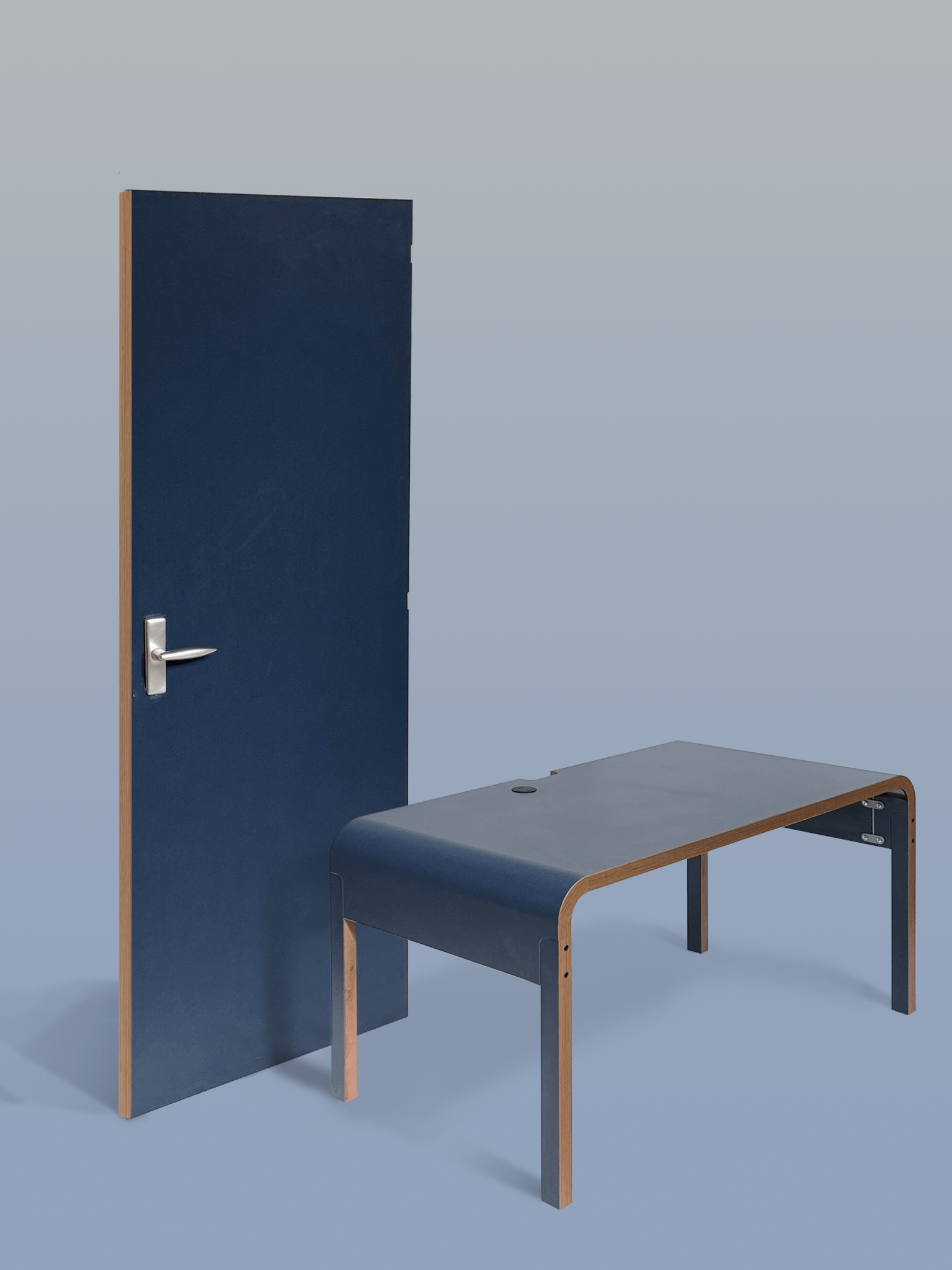 Bureau Bupo en Portes d'Immeubles Tertiaires Upcyclées - Ethic Atelier