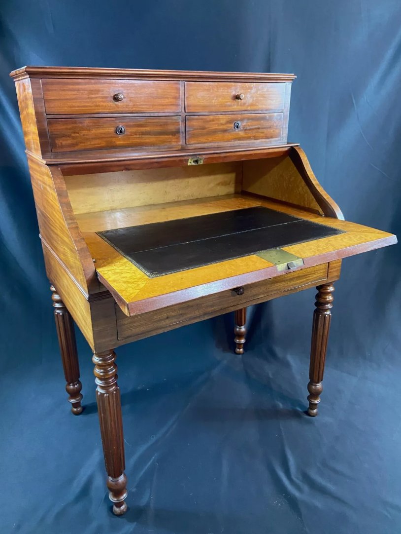 Bureau de Dame, Bonheur du Jour, Secrétaire en Acajou - XIXe Siècle, Style Louis - Philippe (1830) - Ethic Atelier