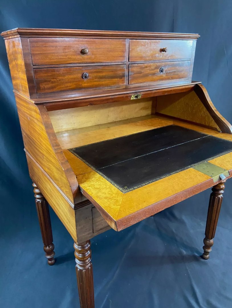 Bureau de Dame, Bonheur du Jour, Secrétaire en Acajou - XIXe Siècle, Style Louis - Philippe (1830) - Ethic Atelier