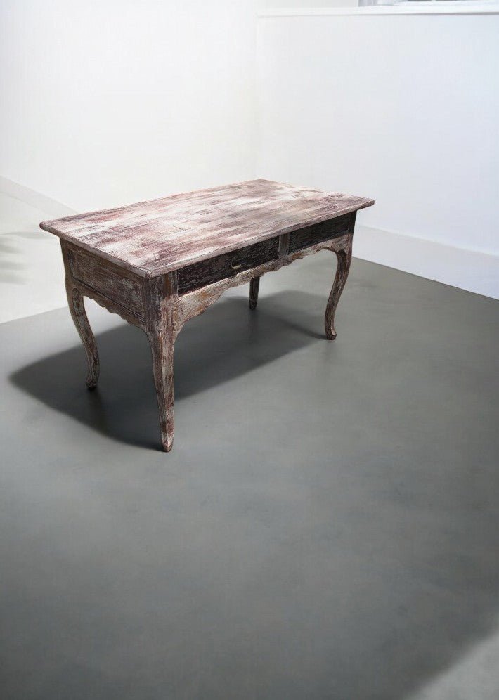 Bureau d'Époque Louis XV en Merisier Relooké - Ethic Atelier