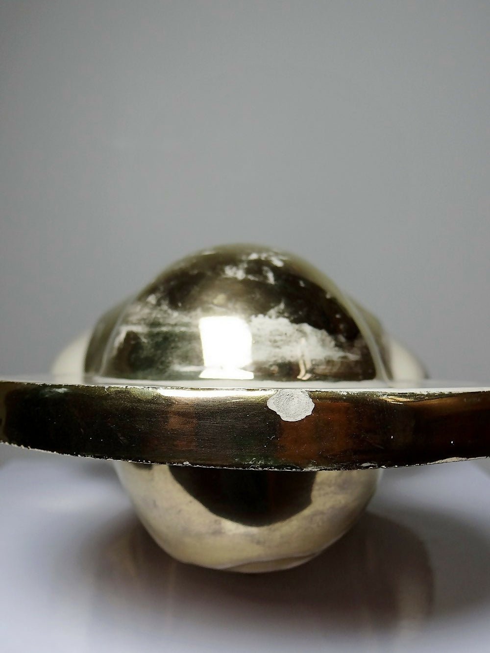 Buste Vierge auréolée céramique émaillée artisanat vintage/ancien - Ethic Atelier