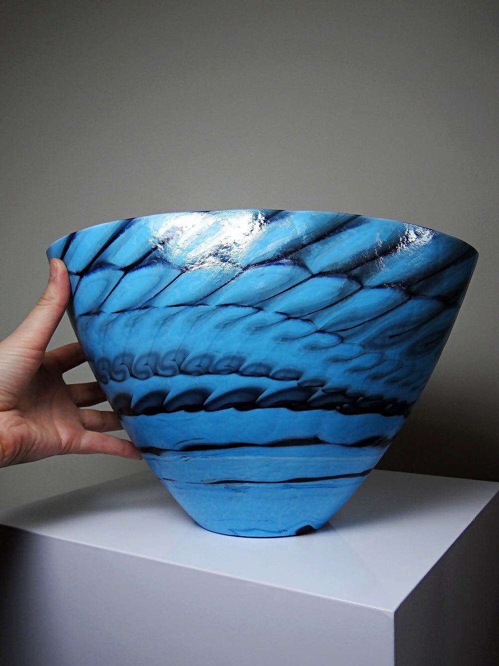 Centre de table, coupe ou grand bol en verre de Murano "Yourmurano" artisanal - Ethic Atelier