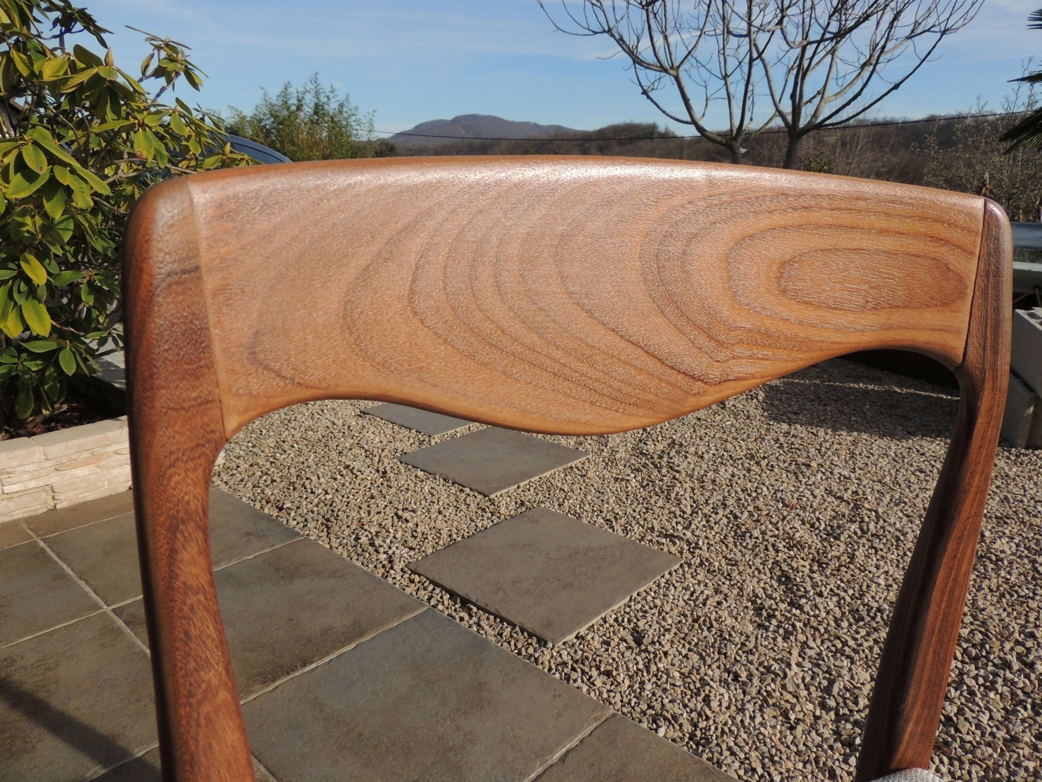 Chaise en teck restaurée - Ethic Atelier