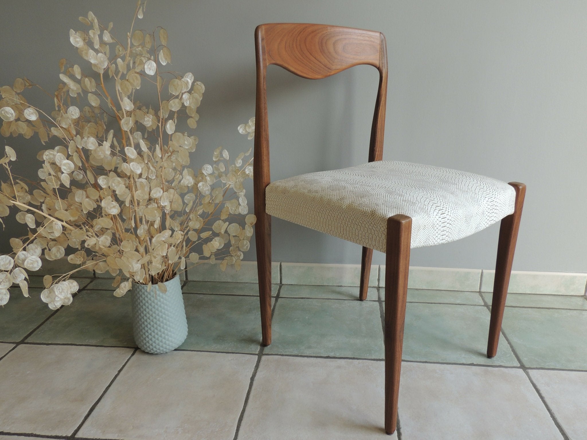 Chaise en teck restaurée - Ethic Atelier