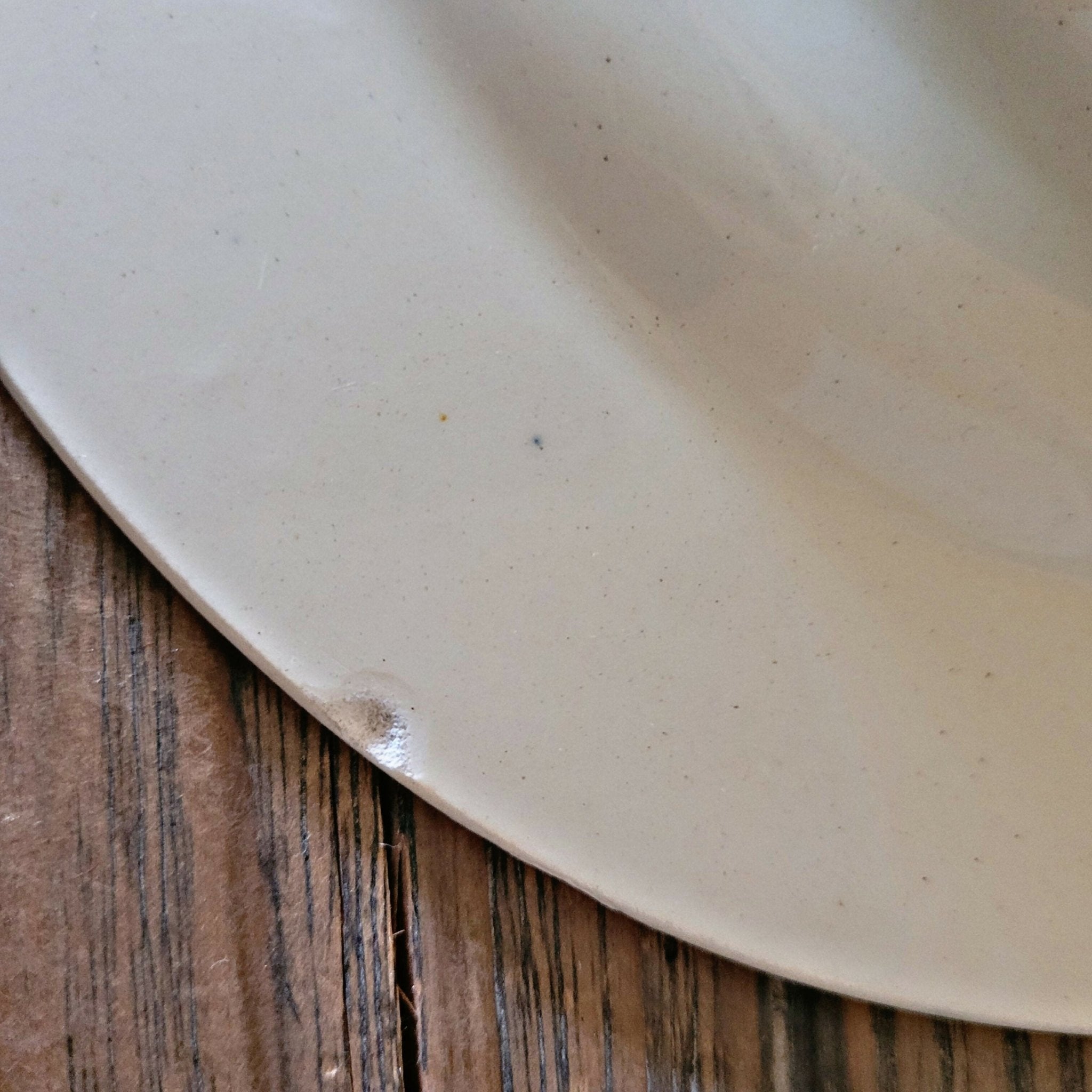 Compotier terre de fer bleu Salins Guirlandes Louis XVI, fin 19ème - Ethic Atelier