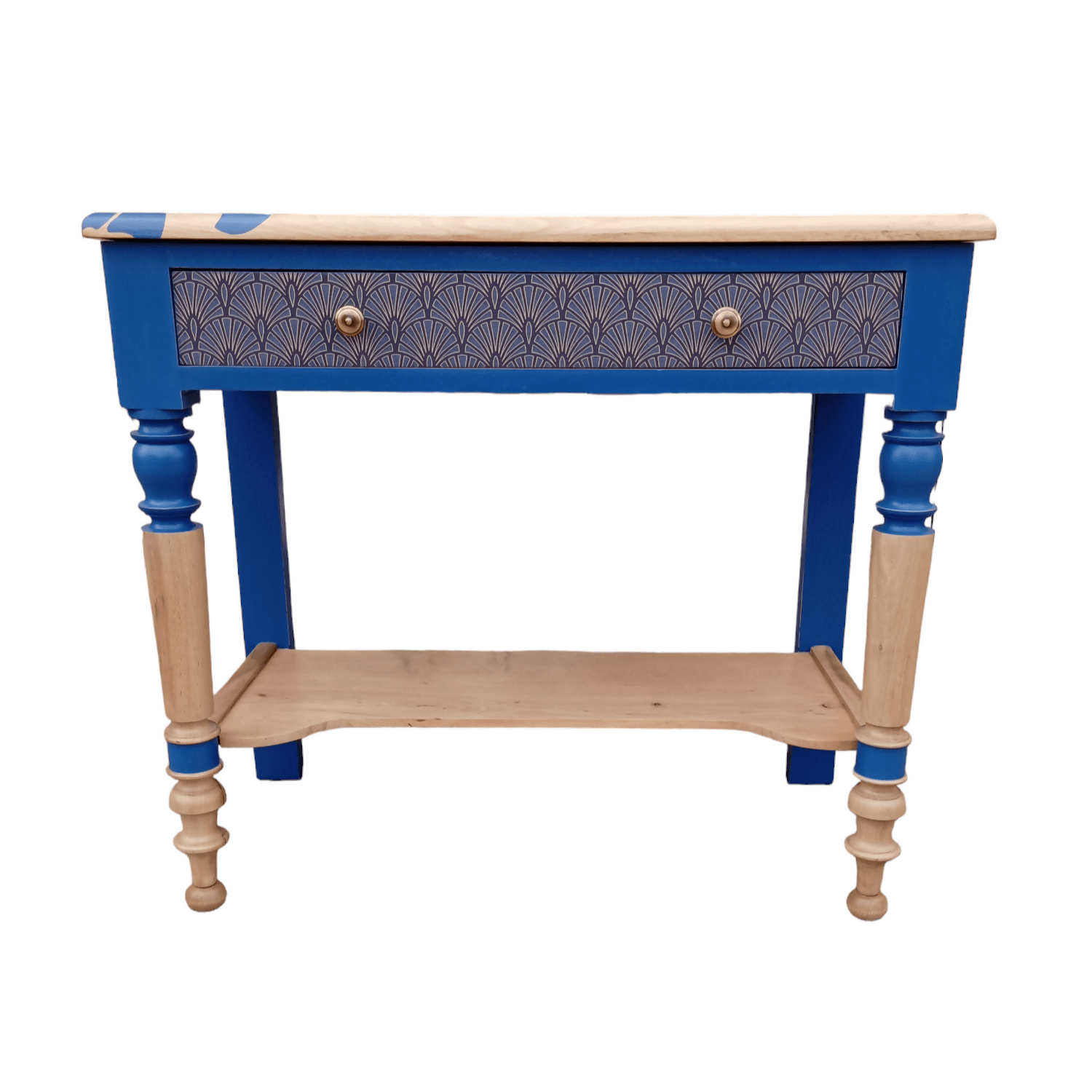 Console aux motifs bleu intense - Ethic Atelier