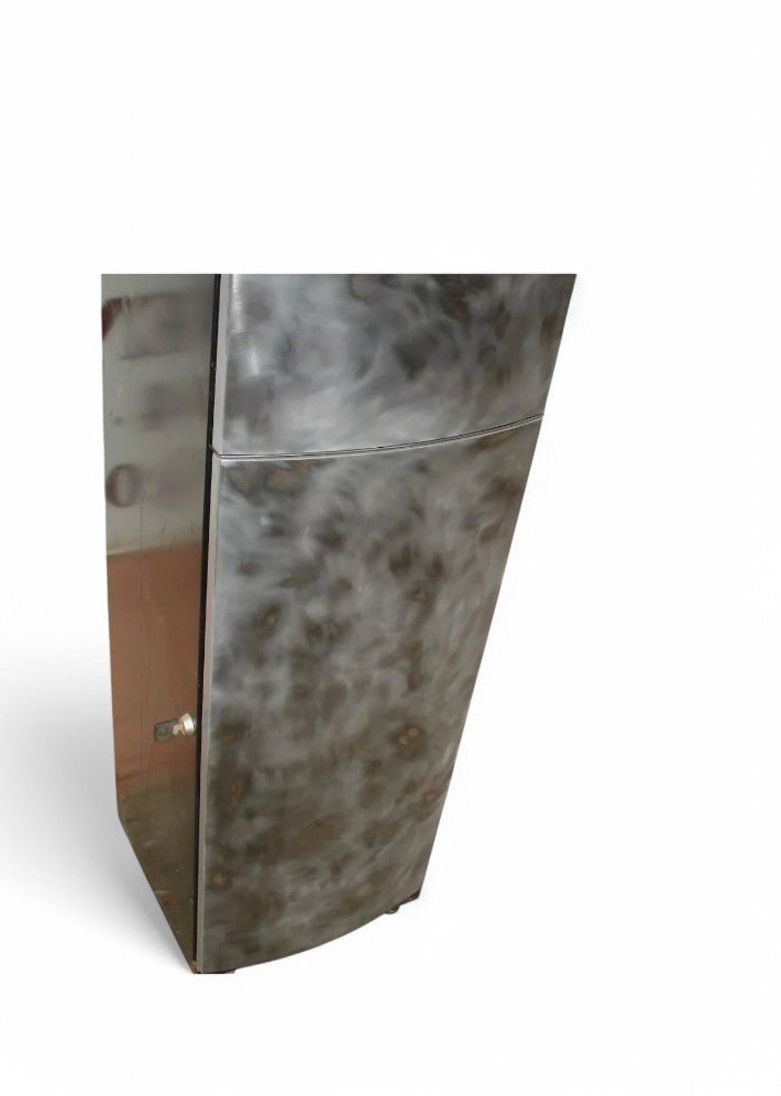 Console en Acier et Orme Massif vers 1980 - Ethic Atelier