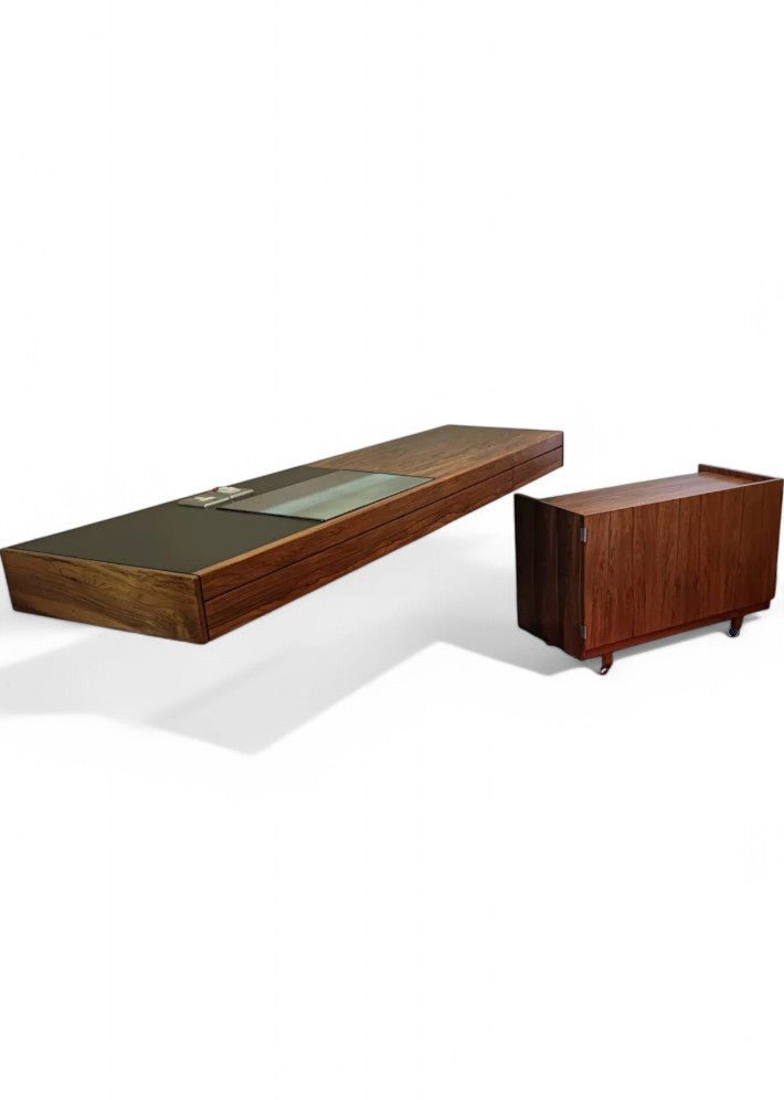 Console Suspendue en Palissandre de Rio par Robert Heritage pour Archie Shine – Vers 1960 - Ethic Atelier