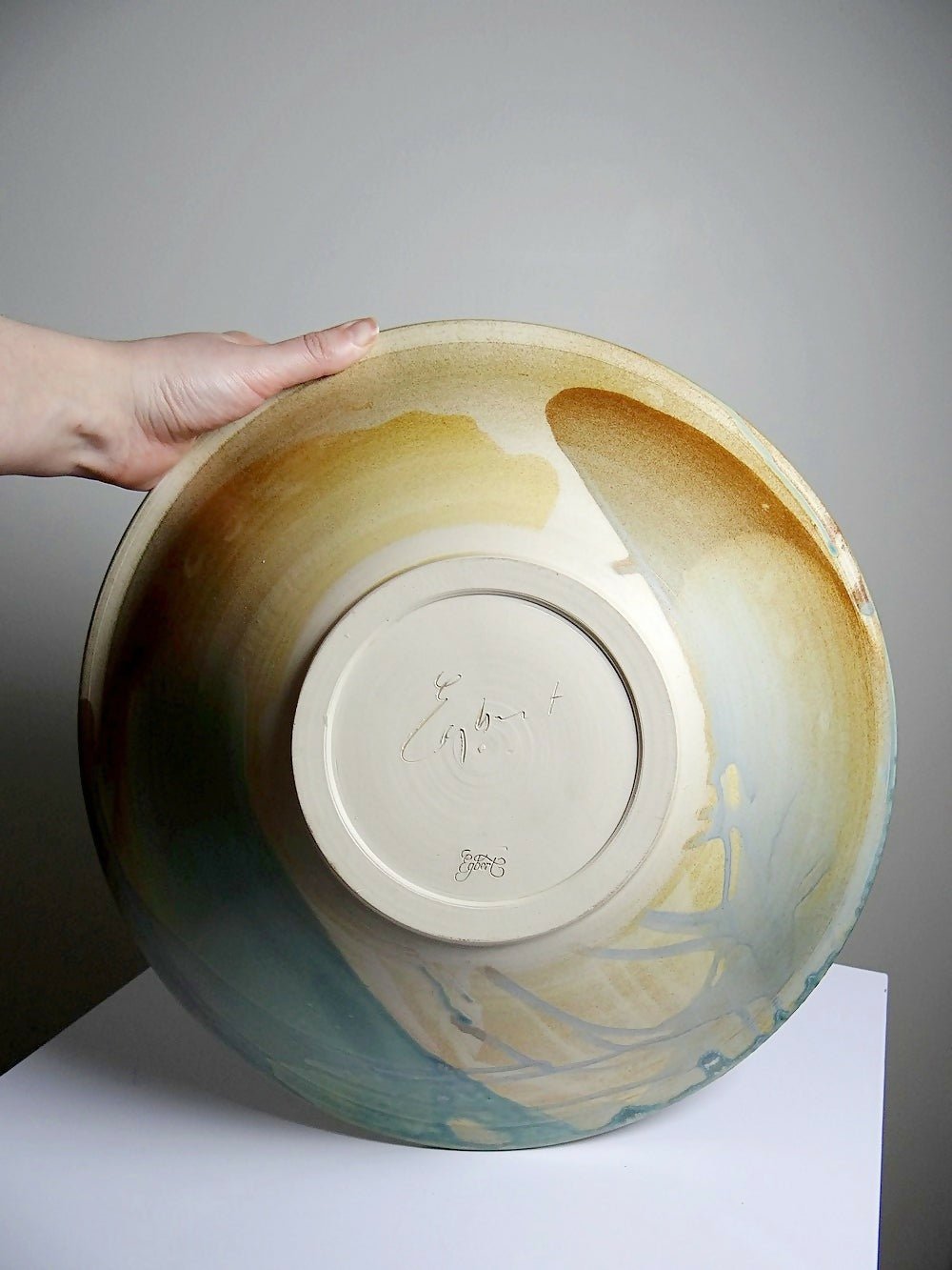 Coupe Creuse d'Art Artisanale Vintage - Egbert Boonstra - Ethic Atelier