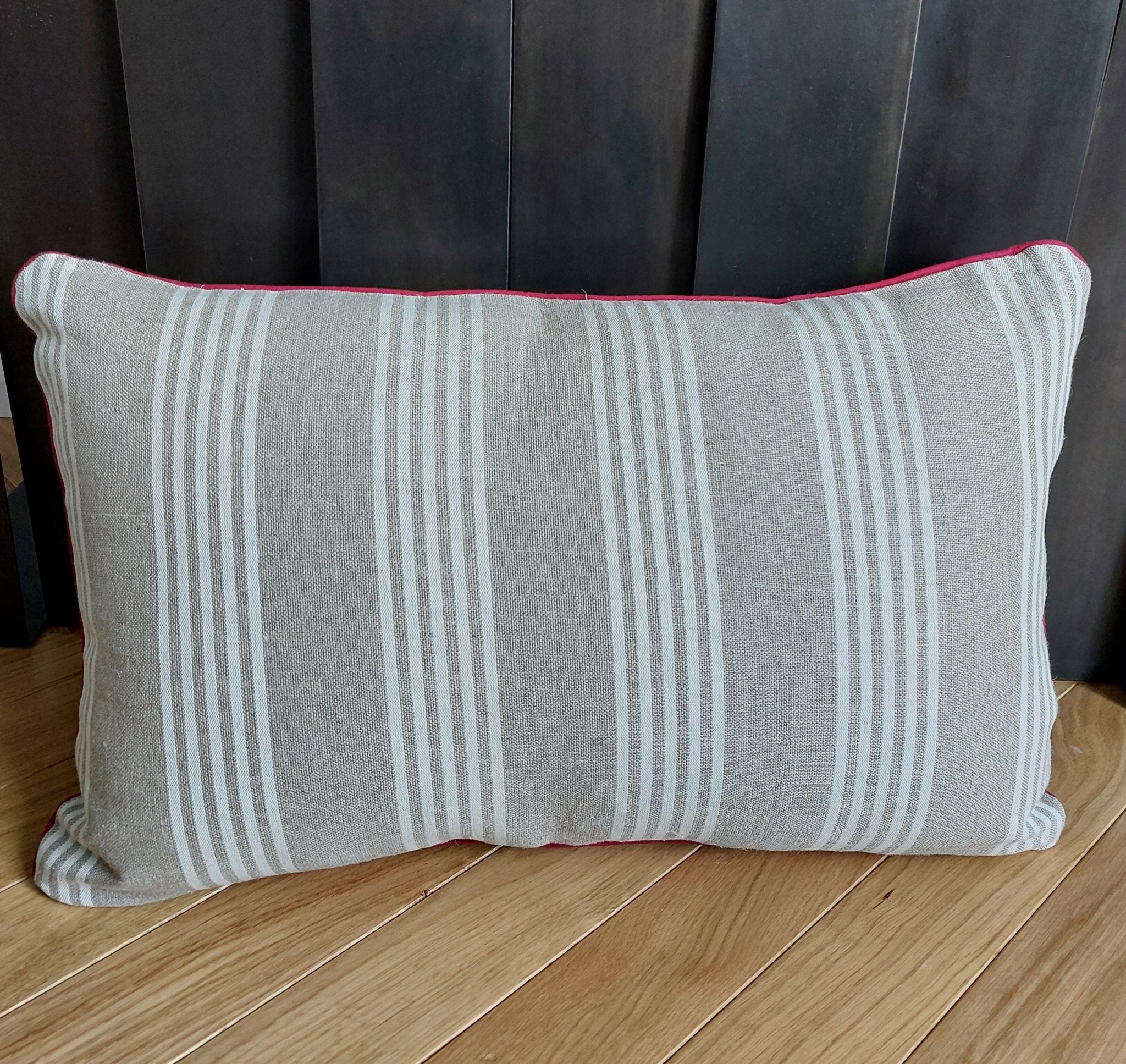 Coussin collection "Fleurs au clair de lune" l'Oiseau - Ethic Atelier