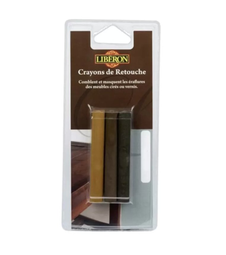 Crayons de Retouche Libéron - Correction Parfaite pour Éraflures et Imperfections du Bois - Ethic Atelier