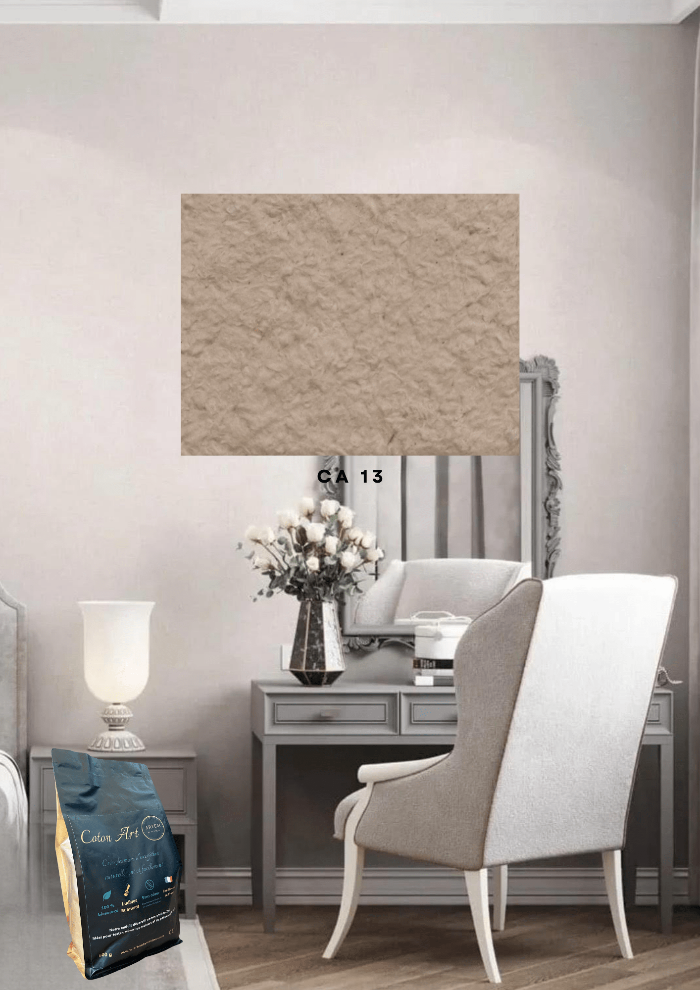Enduit décoratif écologique Coton - Art – Coffret professionnel 12 coloris - Ethic Atelier
