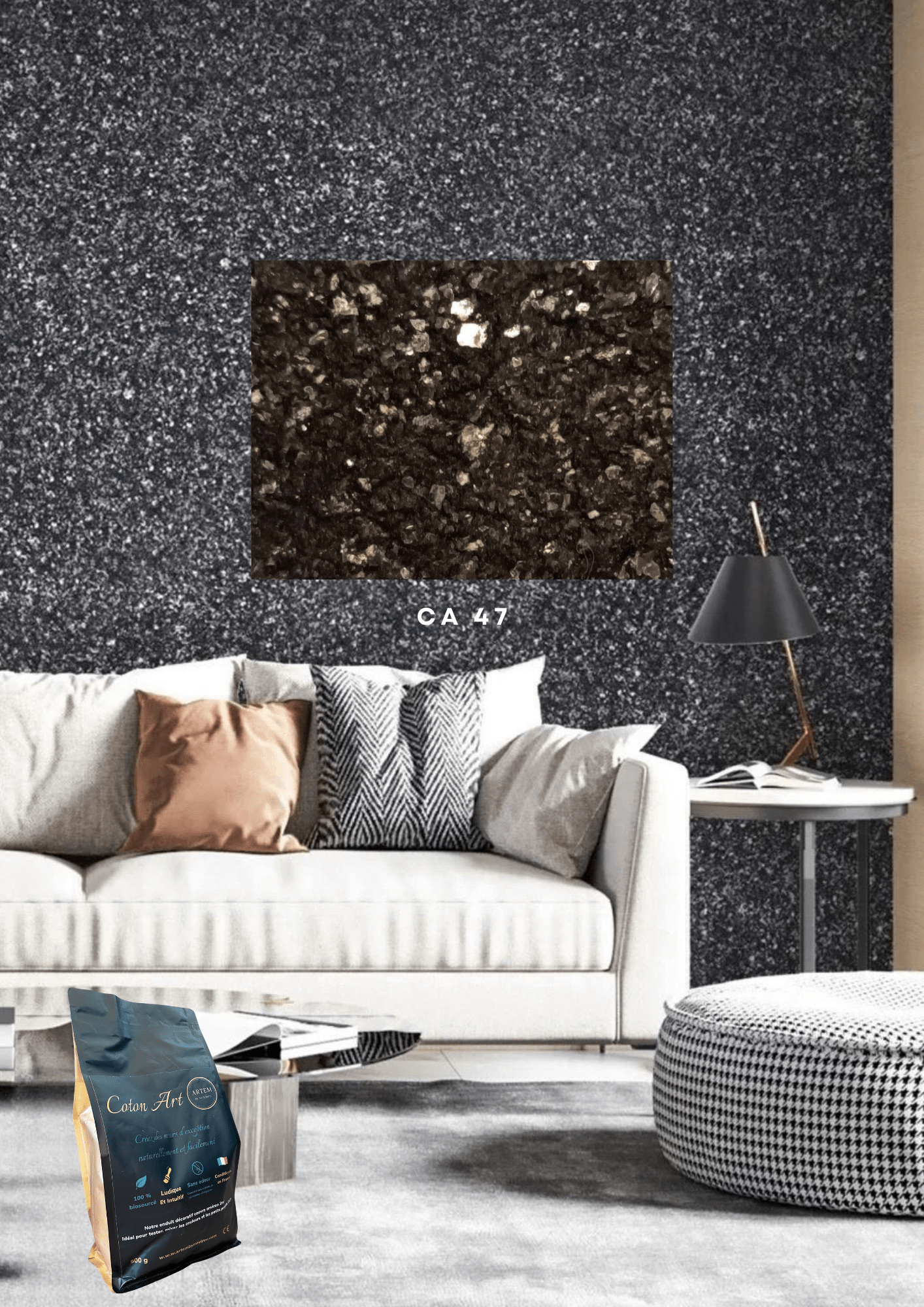 Enduit décoratif écologique Coton - Art – Coffret professionnel 12 coloris - Ethic Atelier