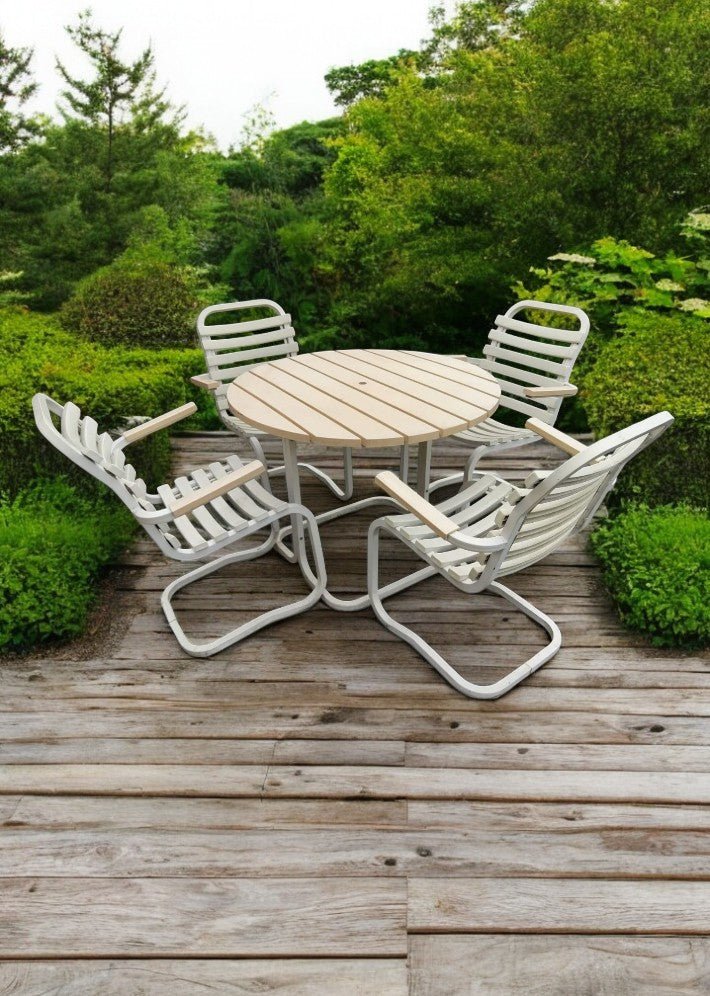 Ensemble de jardin 5 pièces 1970/80 - Ethic Atelier