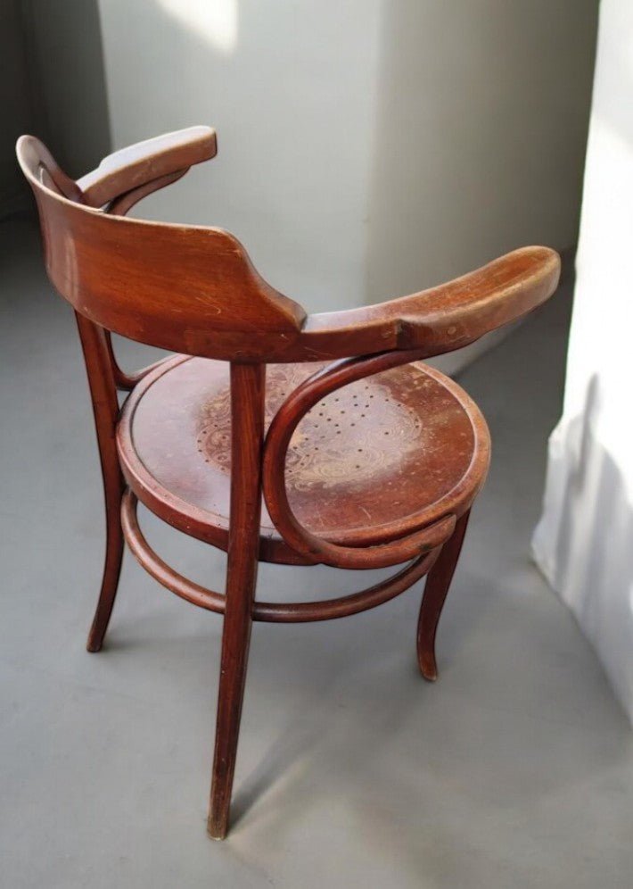 Fauteuil de Bureau de la Fin du XIXe Siècle par Jacob et Joseph Kohn - Ethic Atelier
