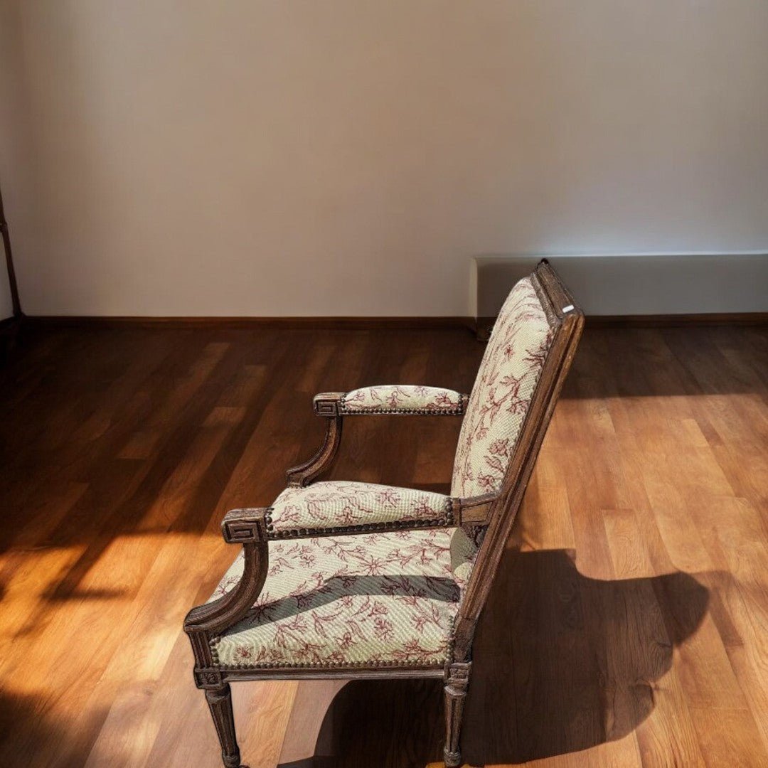 Fauteuil Louis XVI en Noyer - XIXe siècle N° 19 - Ethic Atelier