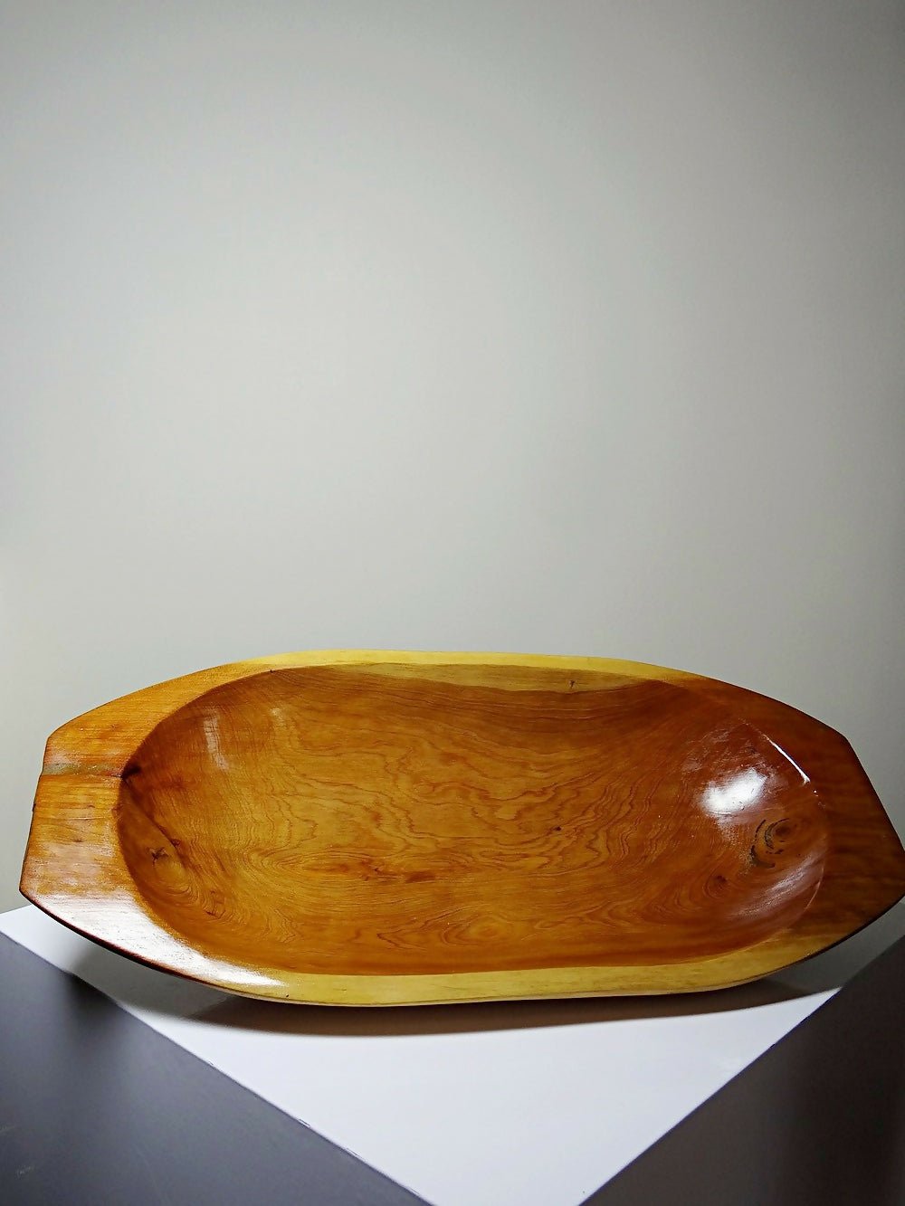 Grand plat, coupe, creuse en bois Maroc vintage - Ethic Atelier