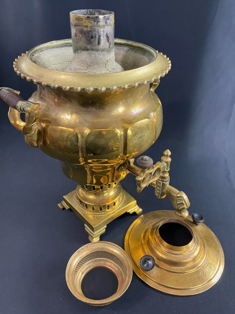 Grand samovar en bronze Moyen - Orient Asie Centrale - Ethic Atelier