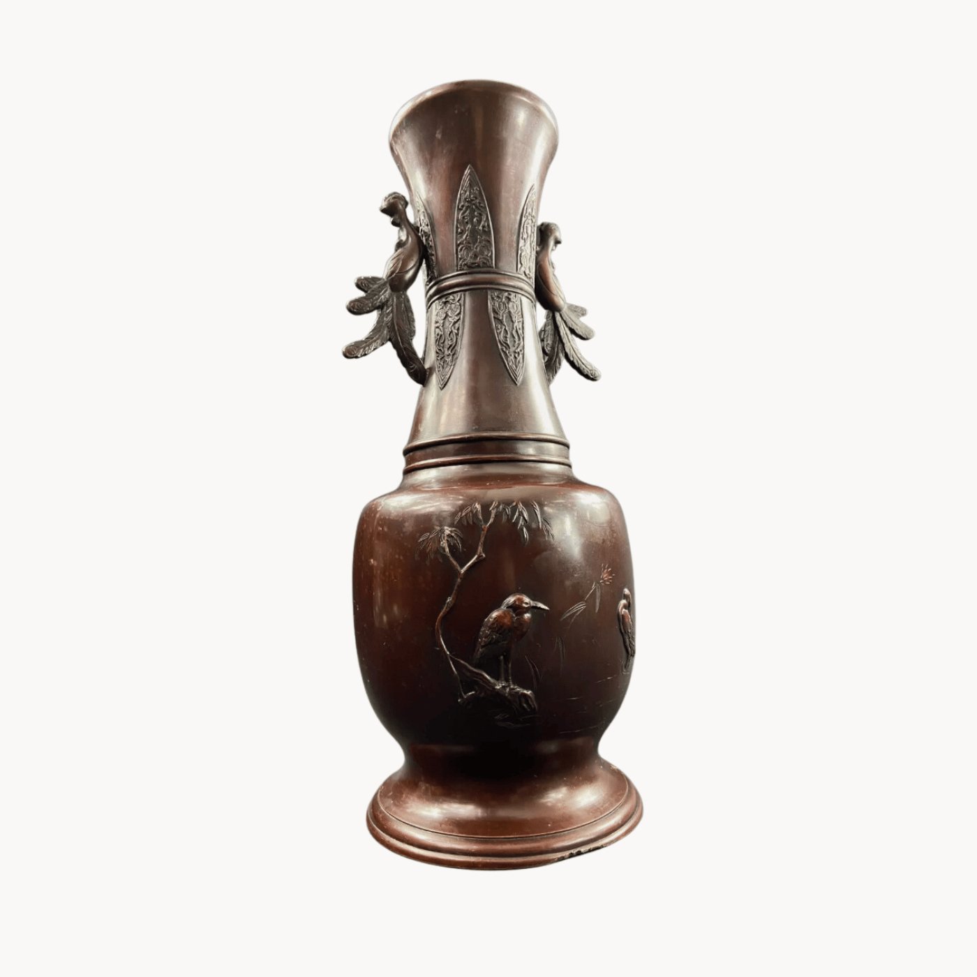 Grand Vase en Bronze Japonais Meiji – XIXe Siècle et Avant - Ethic Atelier