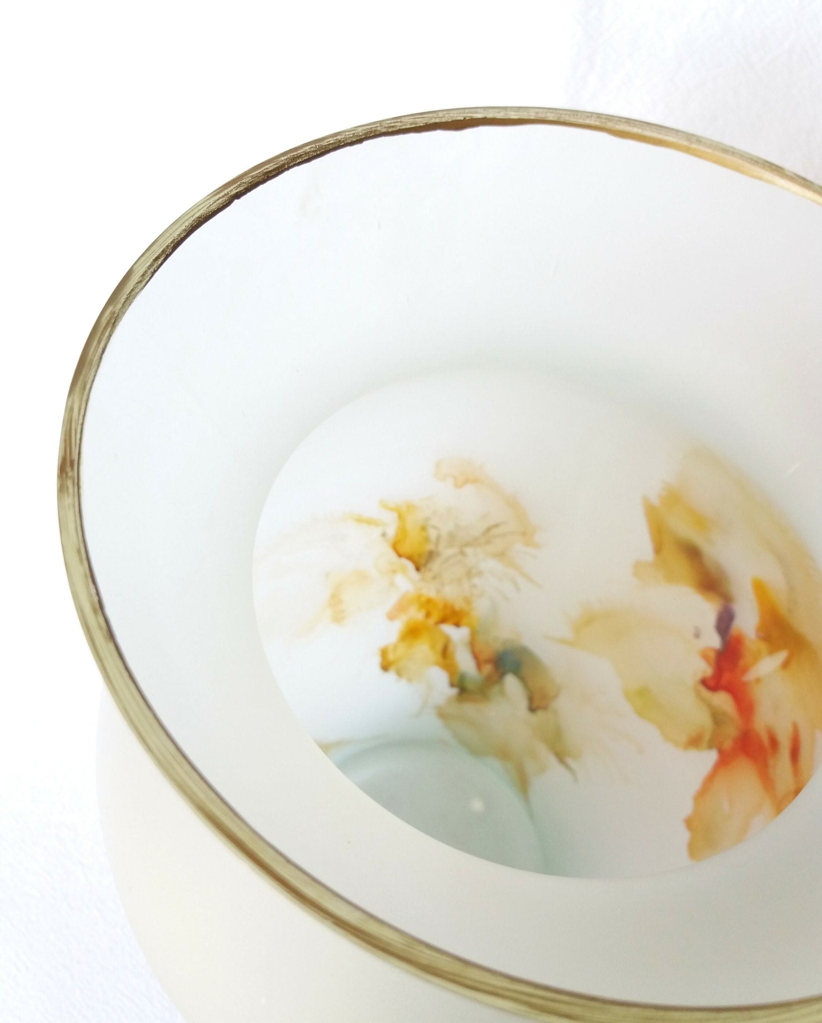 Grand vase en pâte de verre à décor tacheté multicolore signé - XXe siècle - Ethic Atelier