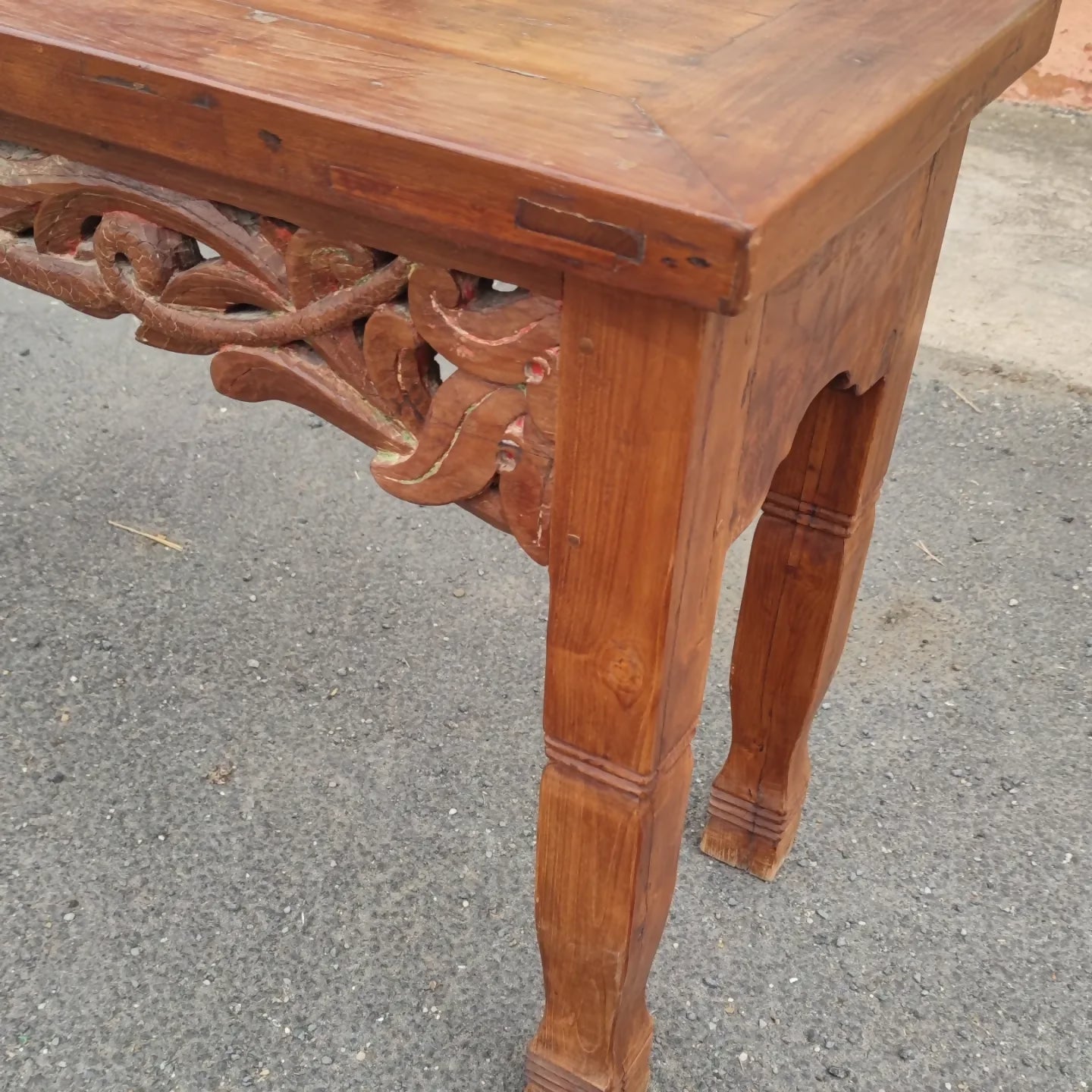 Grande console en teck asiatique - Ethic Atelier