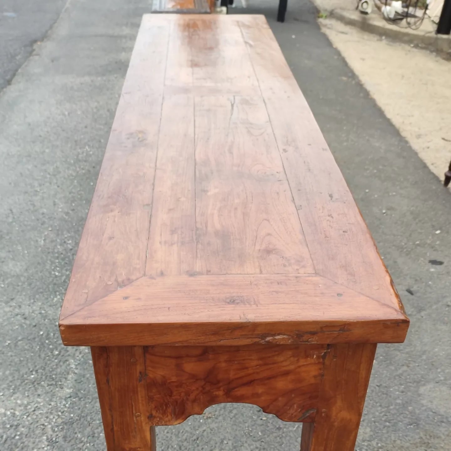 Grande console en teck asiatique - Ethic Atelier