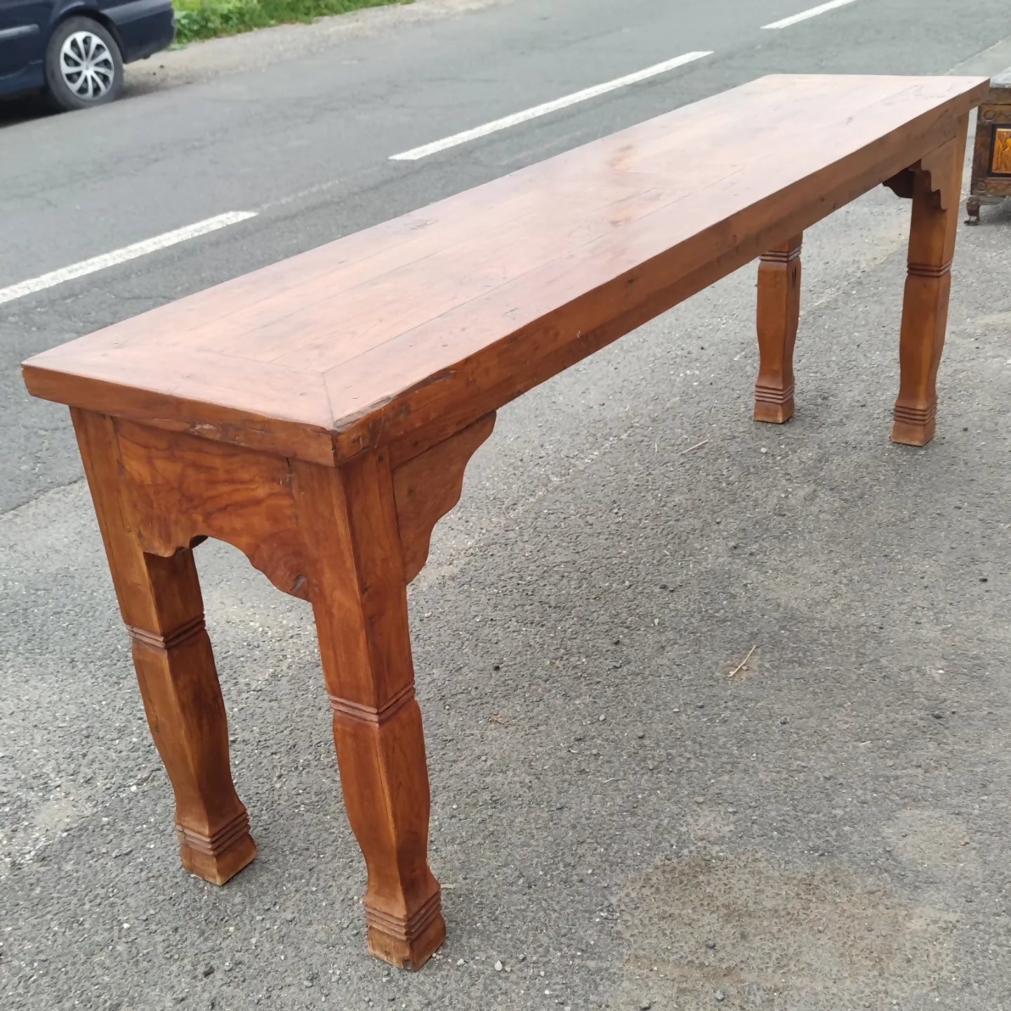 Grande console en teck asiatique - Ethic Atelier