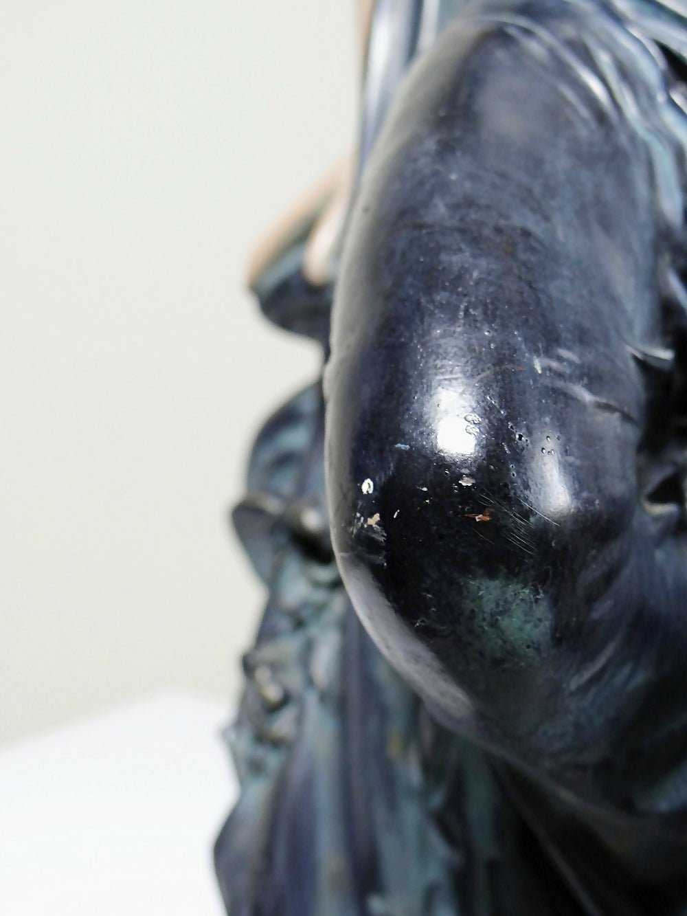 Grande statuette platre ou composite vintage/ancienne façon bronze art nouveau - Ethic Atelier