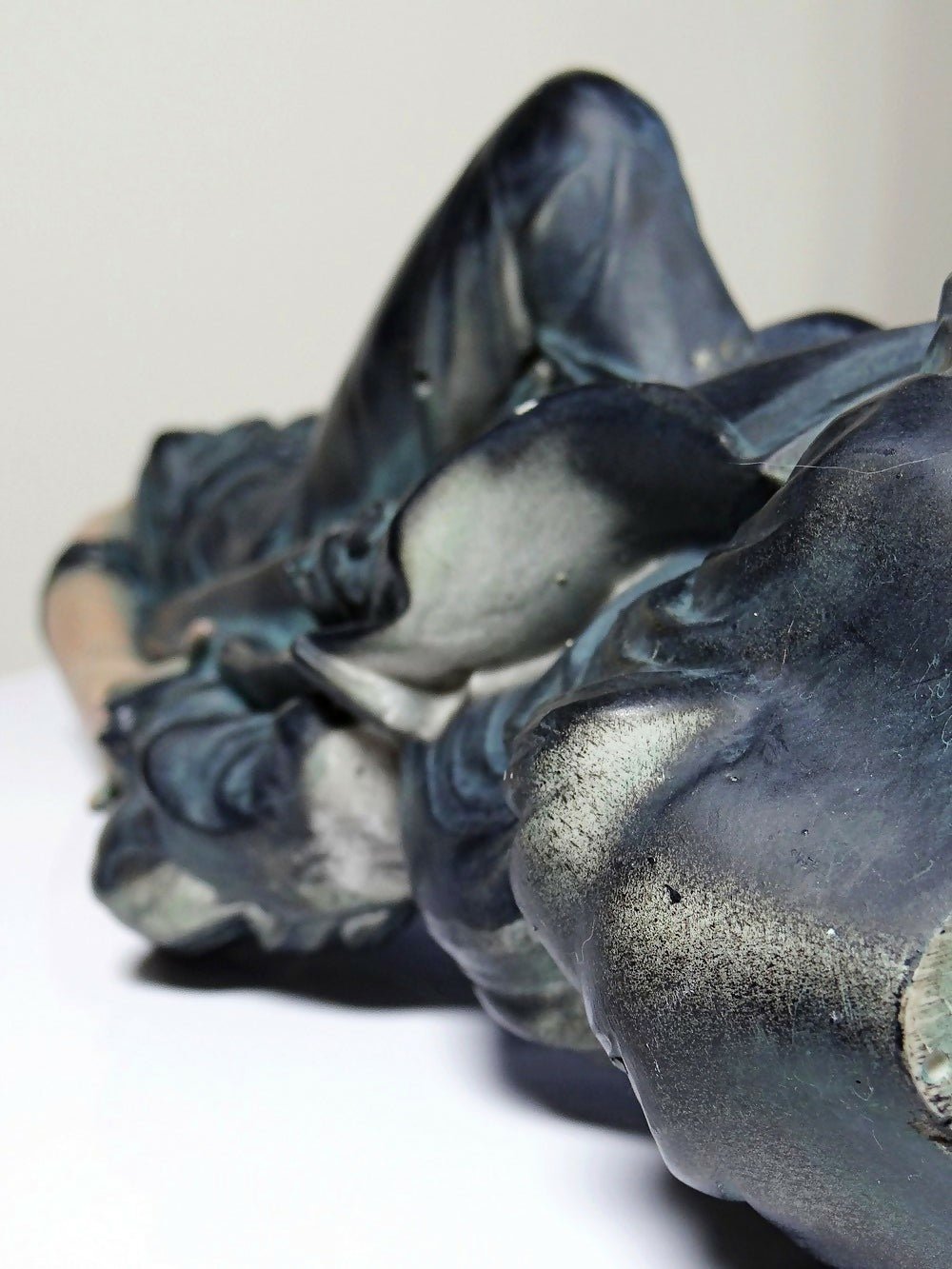 Grande statuette platre ou composite vintage/ancienne façon bronze art nouveau - Ethic Atelier