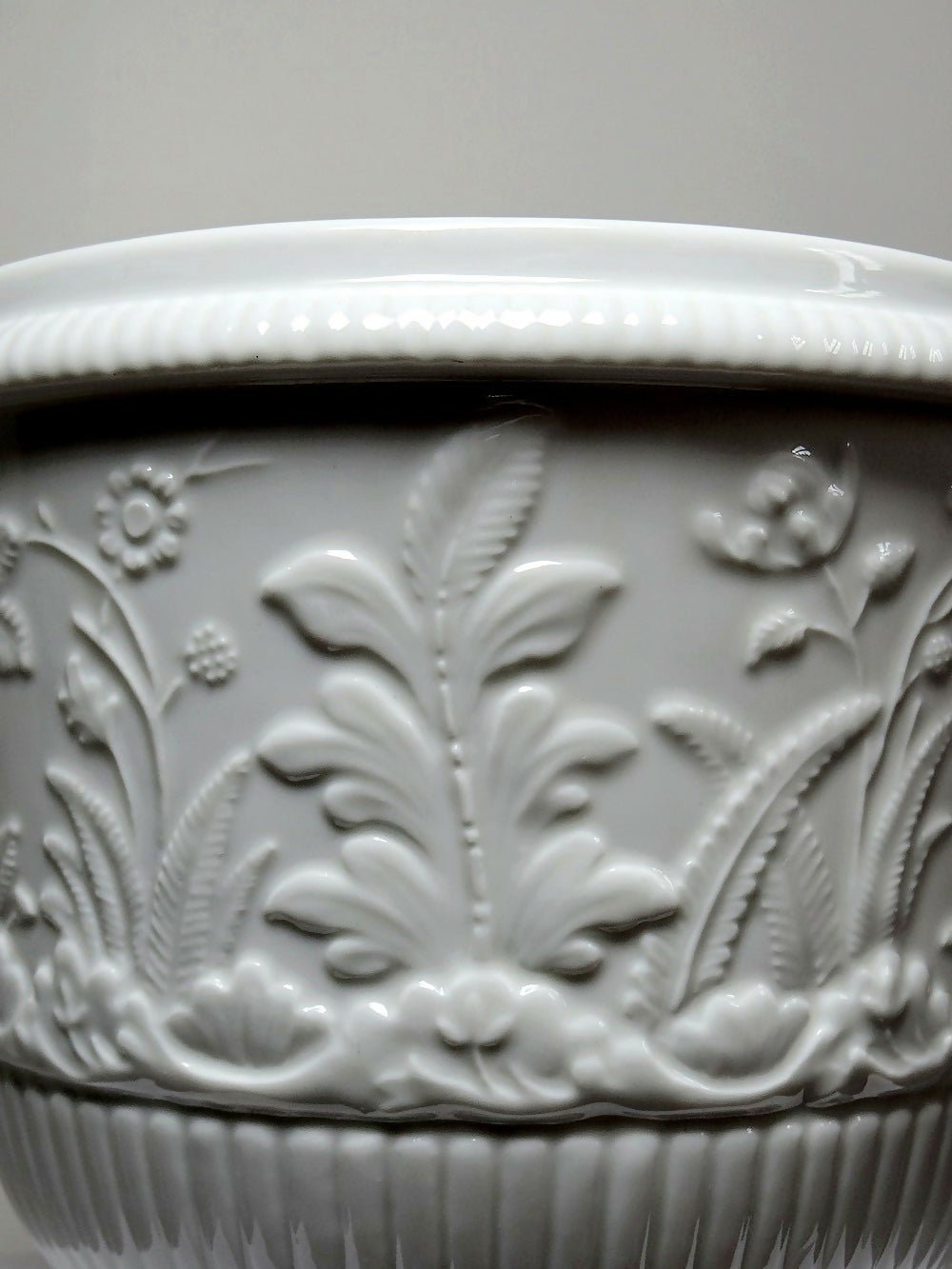 Gros cache pot/seau à champagne porcelaine Haviland Limoges repro St Cloud - Ethic Atelier