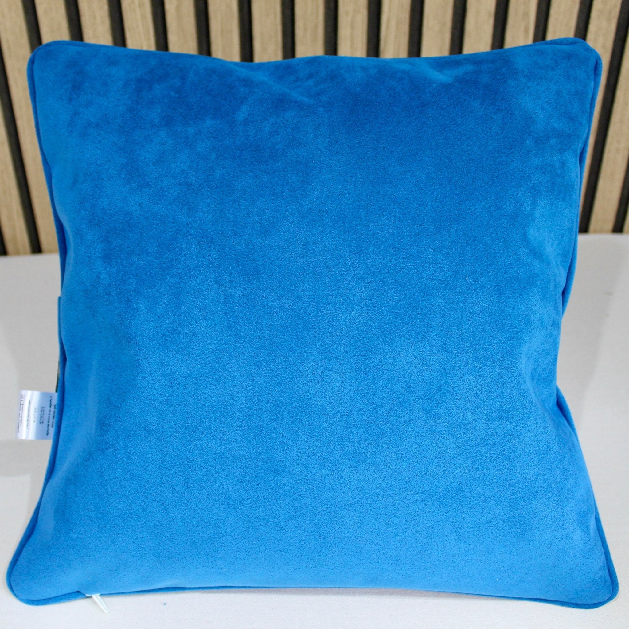 Housse de Coussin fait main Chalco canard/lin modèle 1 - Ethic Atelier