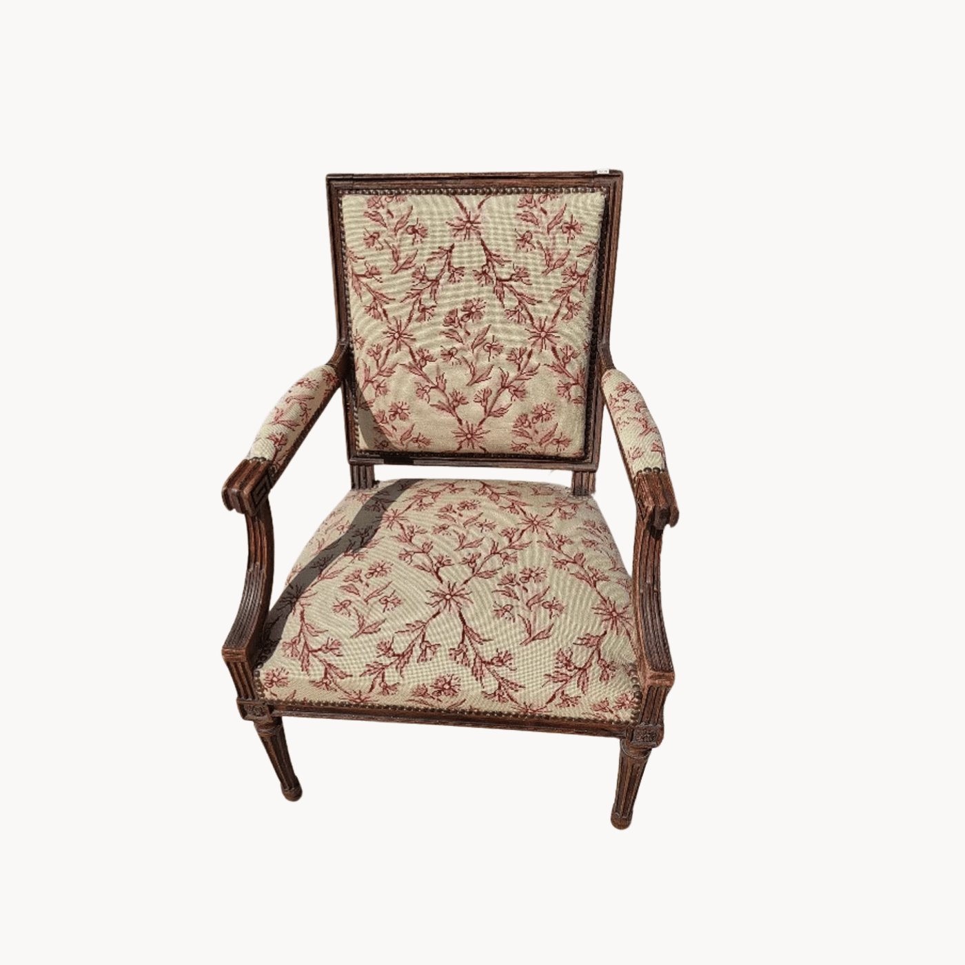 Joli Fauteuil Louis XVI en Noyer - XIXe siècle N° 19 - Ethic Atelier