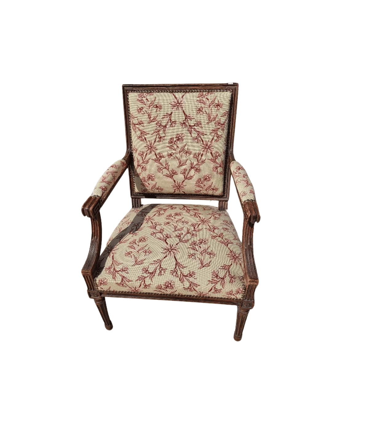 Joli Fauteuil Louis XVI en Noyer - XIXe siècle N° 19 - Ethic Atelier