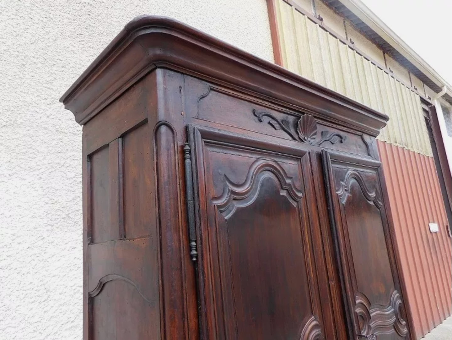 Jolie Armoire Louis XV en Noyer - XVIIIe Siècle - Ethic Atelier