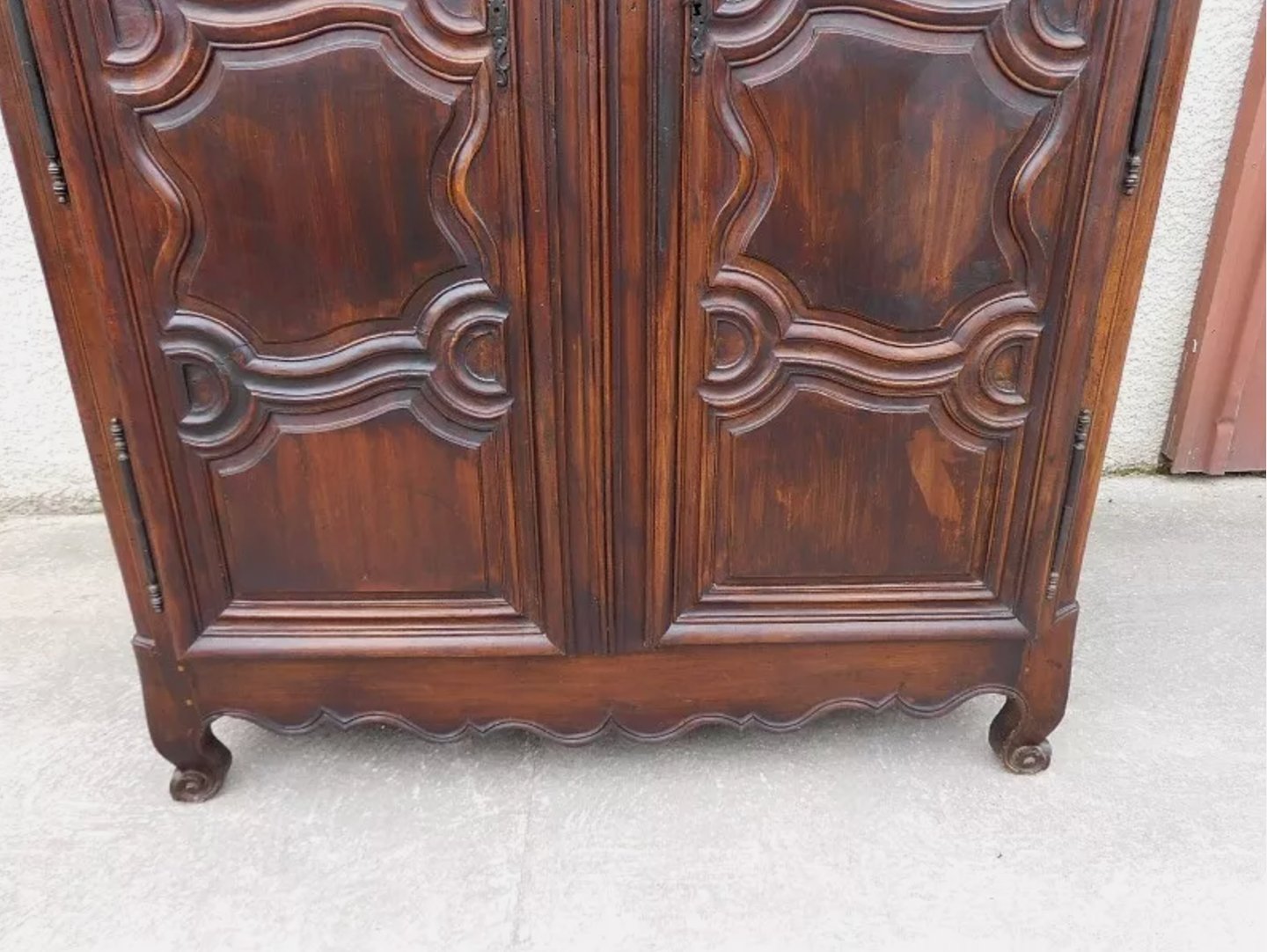 Jolie Armoire Louis XV en Noyer - XVIIIe Siècle - Ethic Atelier