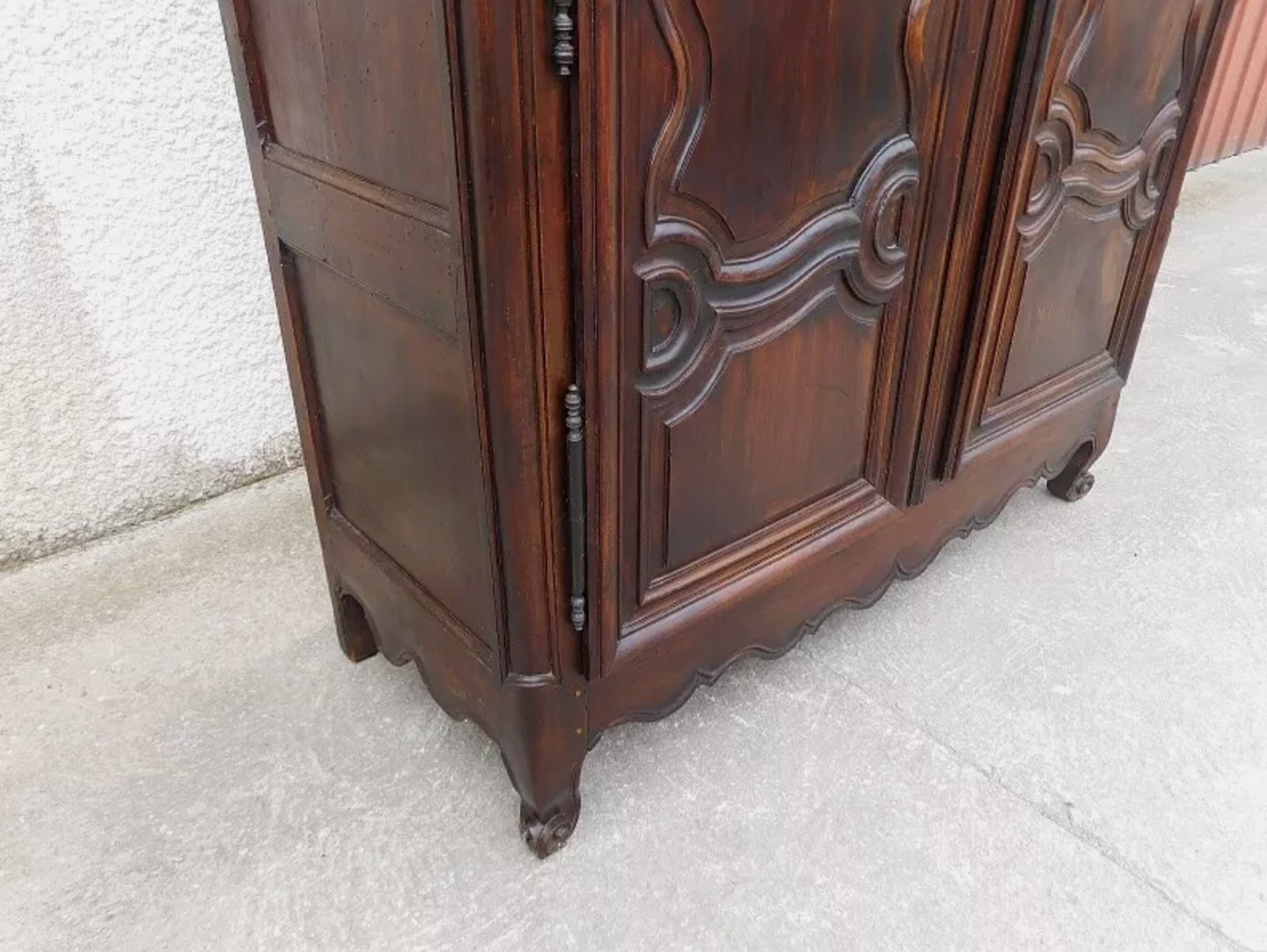 Jolie Armoire Louis XV en Noyer - XVIIIe Siècle - Ethic Atelier