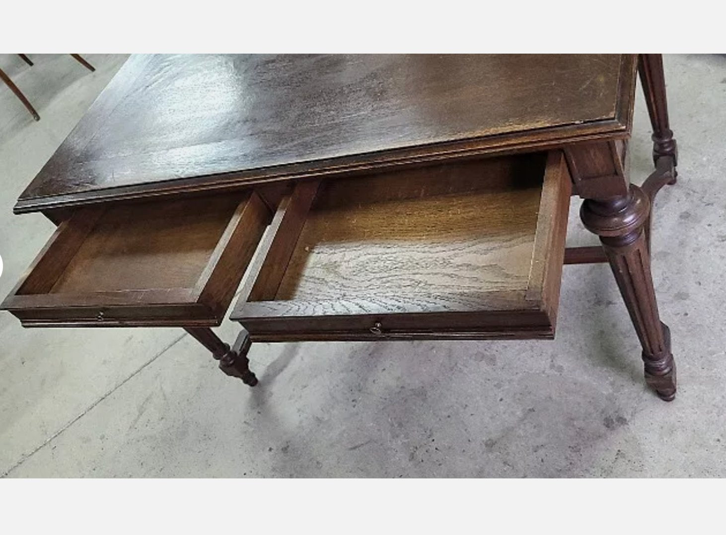 Jolie Bureau Table en Chêne - XIXe siècle - Ethic Atelier