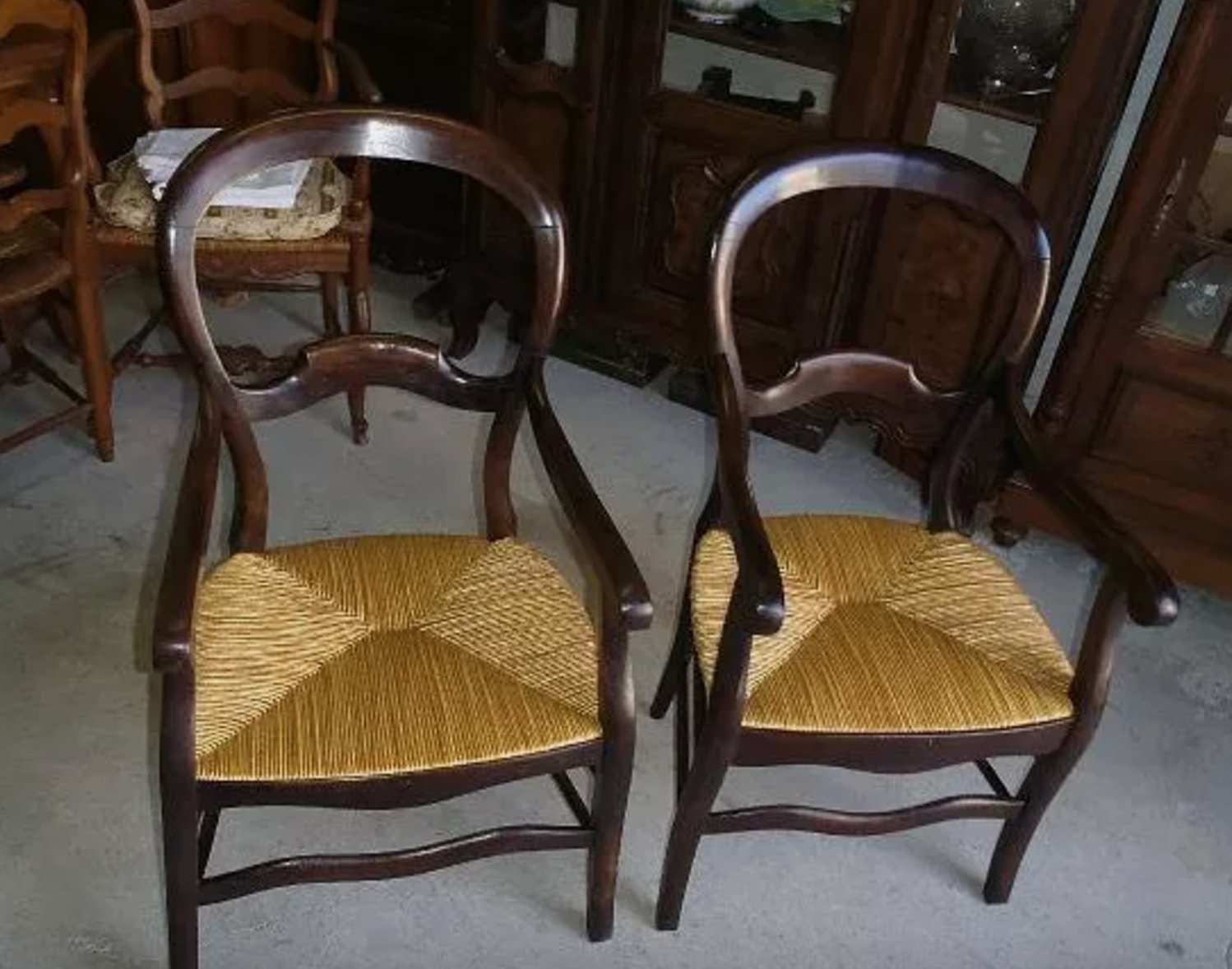 Jolie Paire de Fauteuils Louis Philippe - XIXe siècle - Ethic Atelier