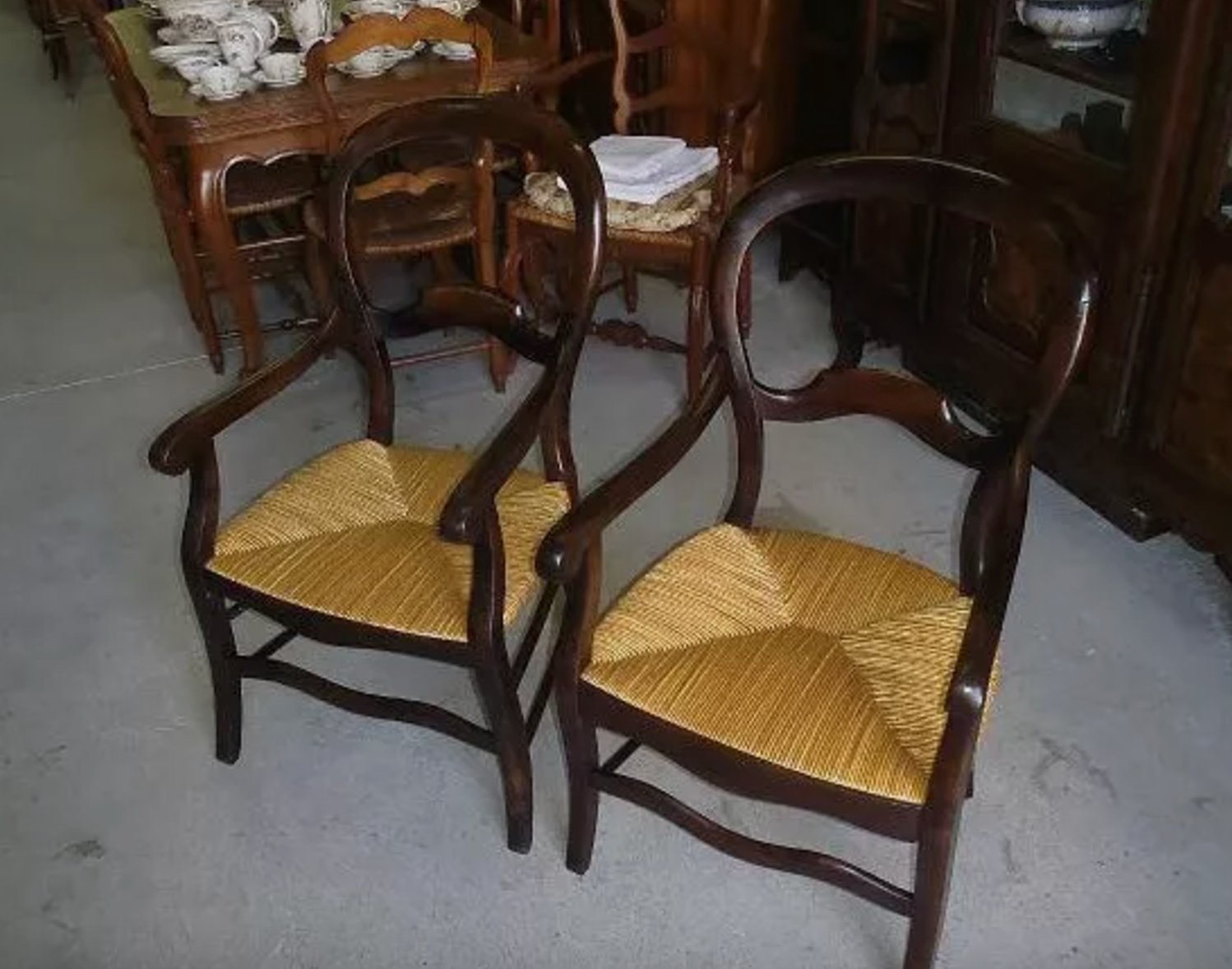 Jolie Paire de Fauteuils Louis Philippe - XIXe siècle - Ethic Atelier