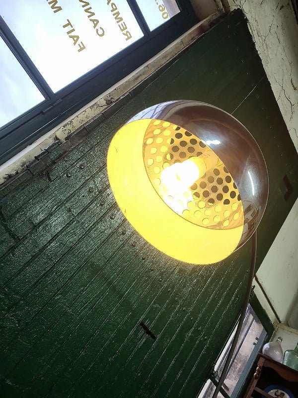 Lampadaire arc en chrome chiné - Ethic Atelier