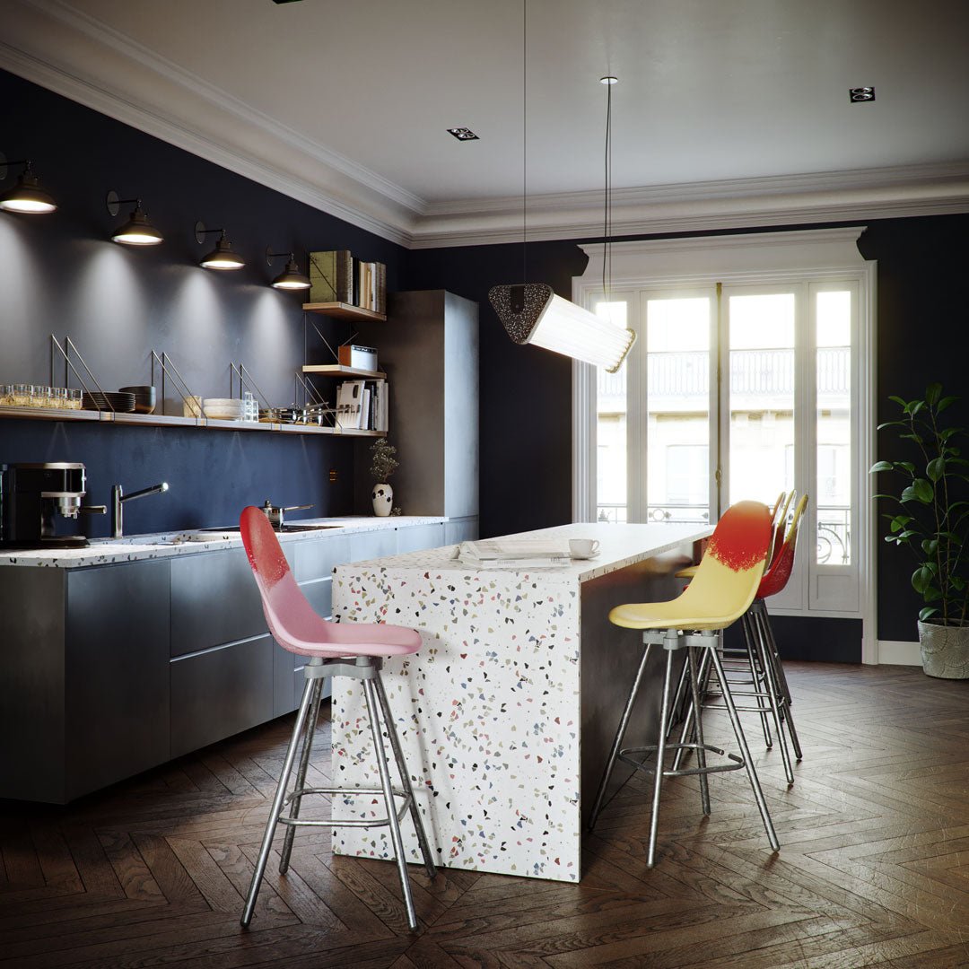 Lampes Polix en Néons Réemployés et Polystyrène Upcyclé - Ethic Atelier