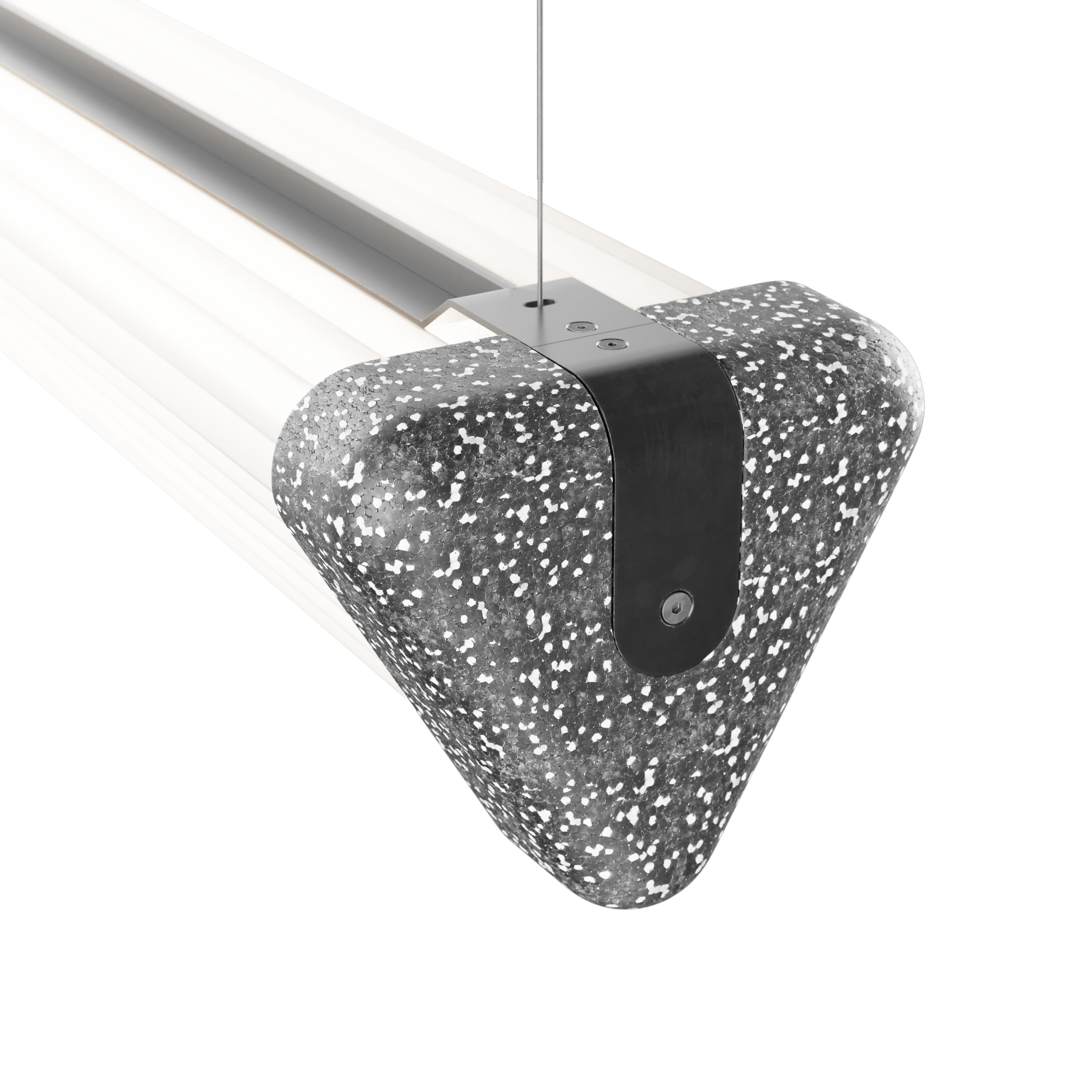 Lampes Polix en Néons Réemployés et Polystyrène Upcyclé - Ethic Atelier