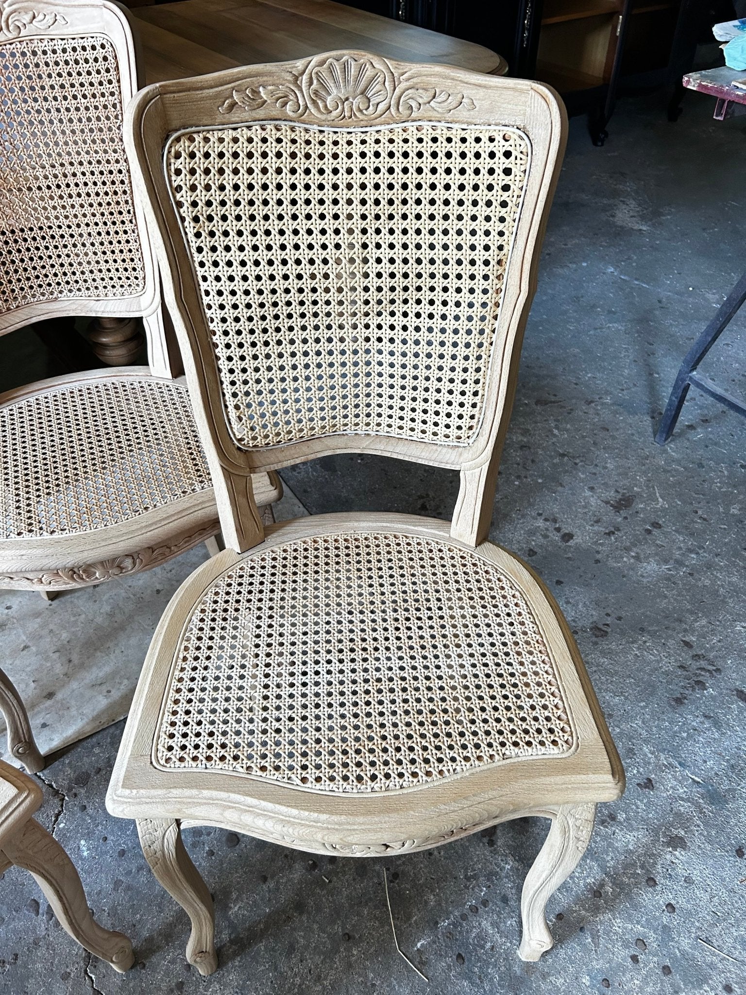 Lot de 6 Chaises Régence en Merisier Restaurées - Ethic Atelier