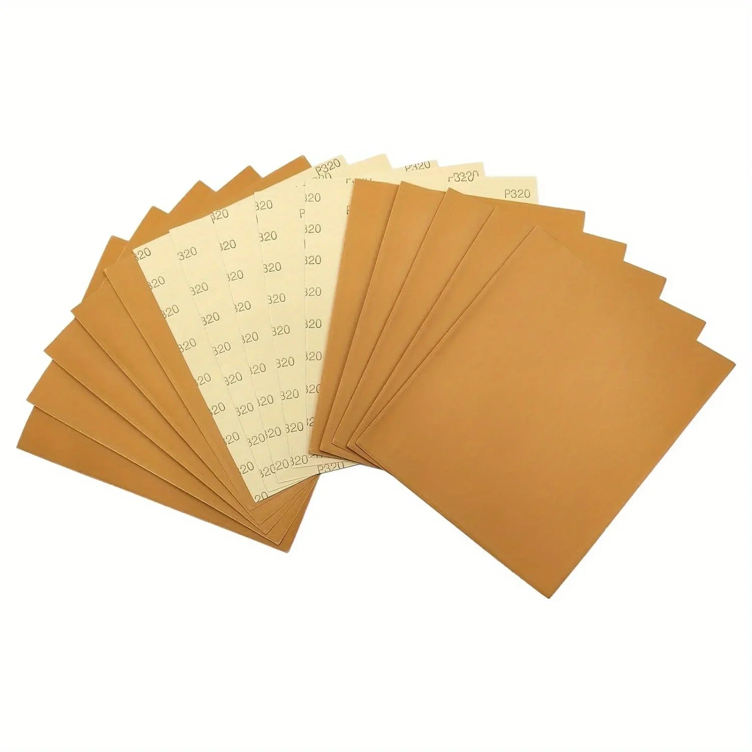 Lot de Feuilles de Papier Abrasif Grand Format pour rénovation et projets DIY - en 15 ou 24 Pièces - Ethic Atelier